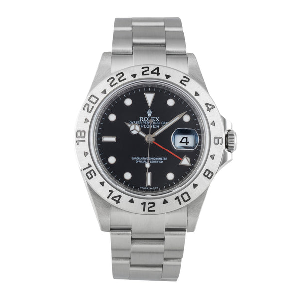 Rolex Explorer II Black Dial Edelstahl Automatik Ref. 16570 B&P 2011 LC 100 [2601681]