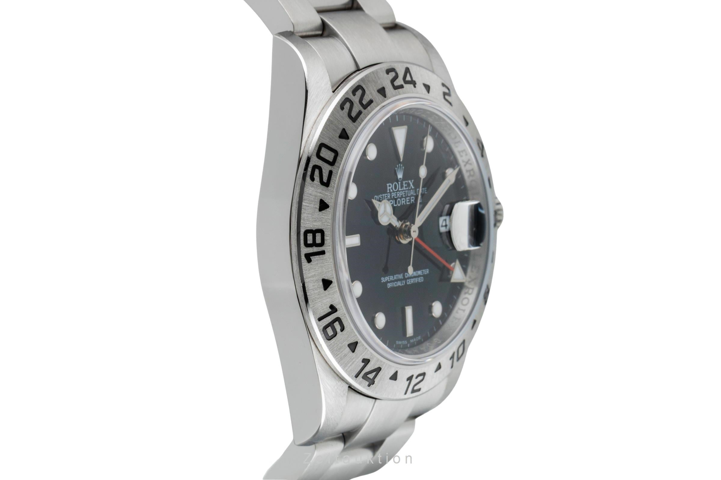 Rolex Explorer II Black Dial Edelstahl Automatik Ref. 16570 B&P 2011 LC 100 [2601681]