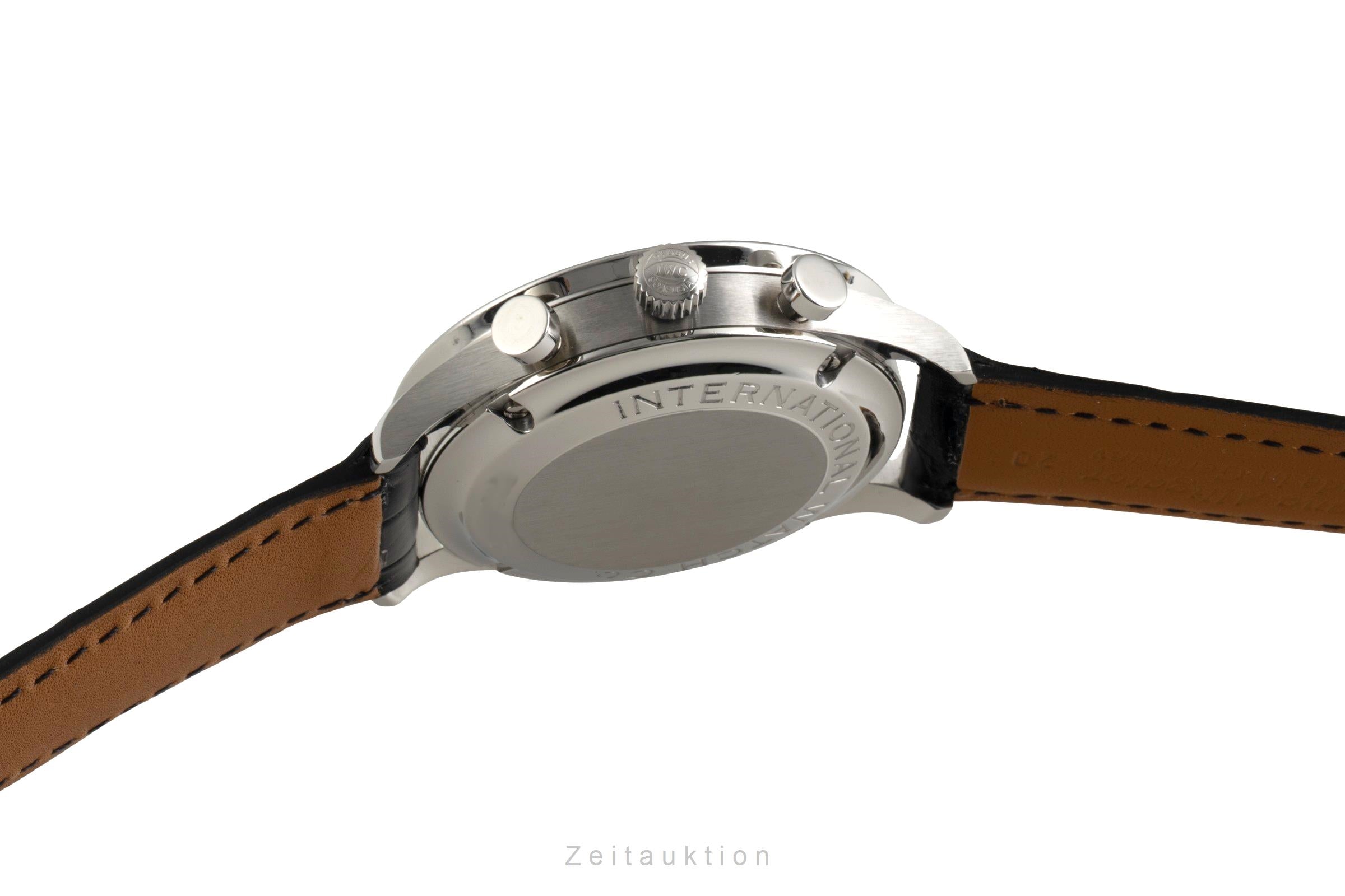 IWC Portugieser cronografo acciaio automatismo orologio da uomo IW371411 LP: 9100EUR  [2601686]