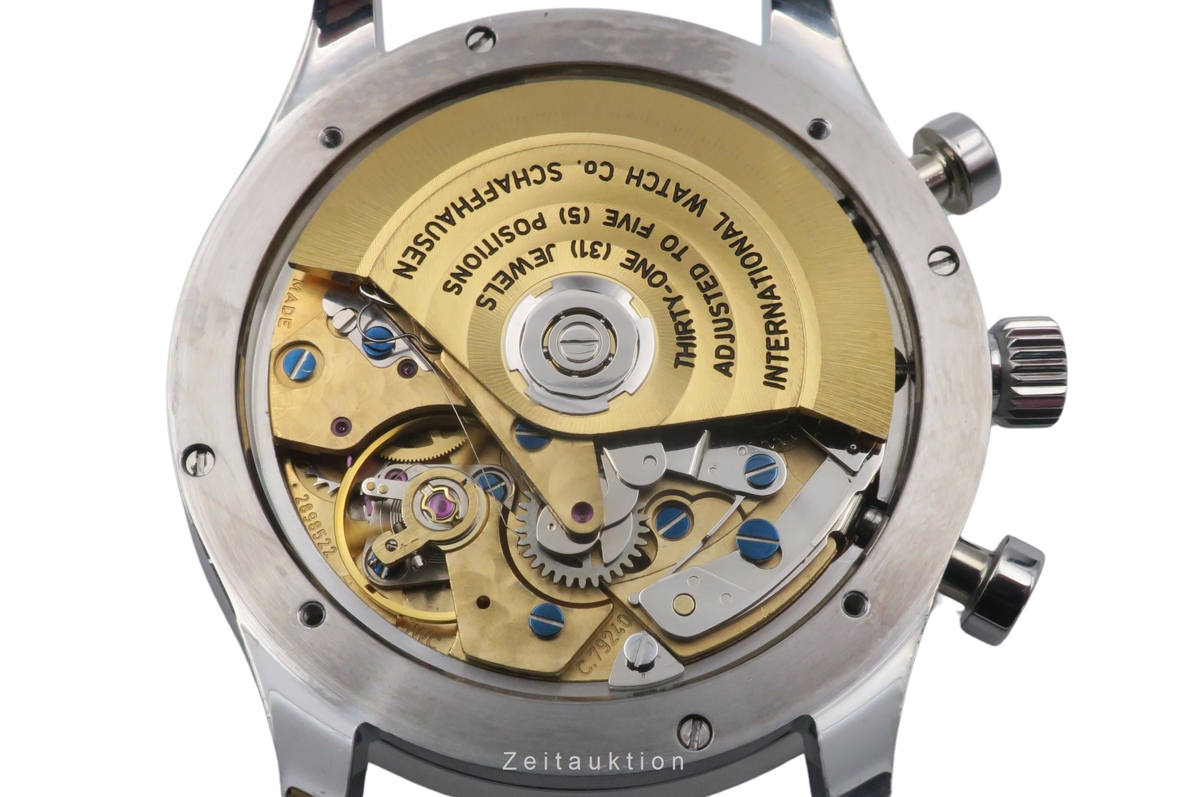 IWC Portugieser cronografo acciaio automatismo orologio da uomo IW371411 LP: 9100EUR  [2601686]