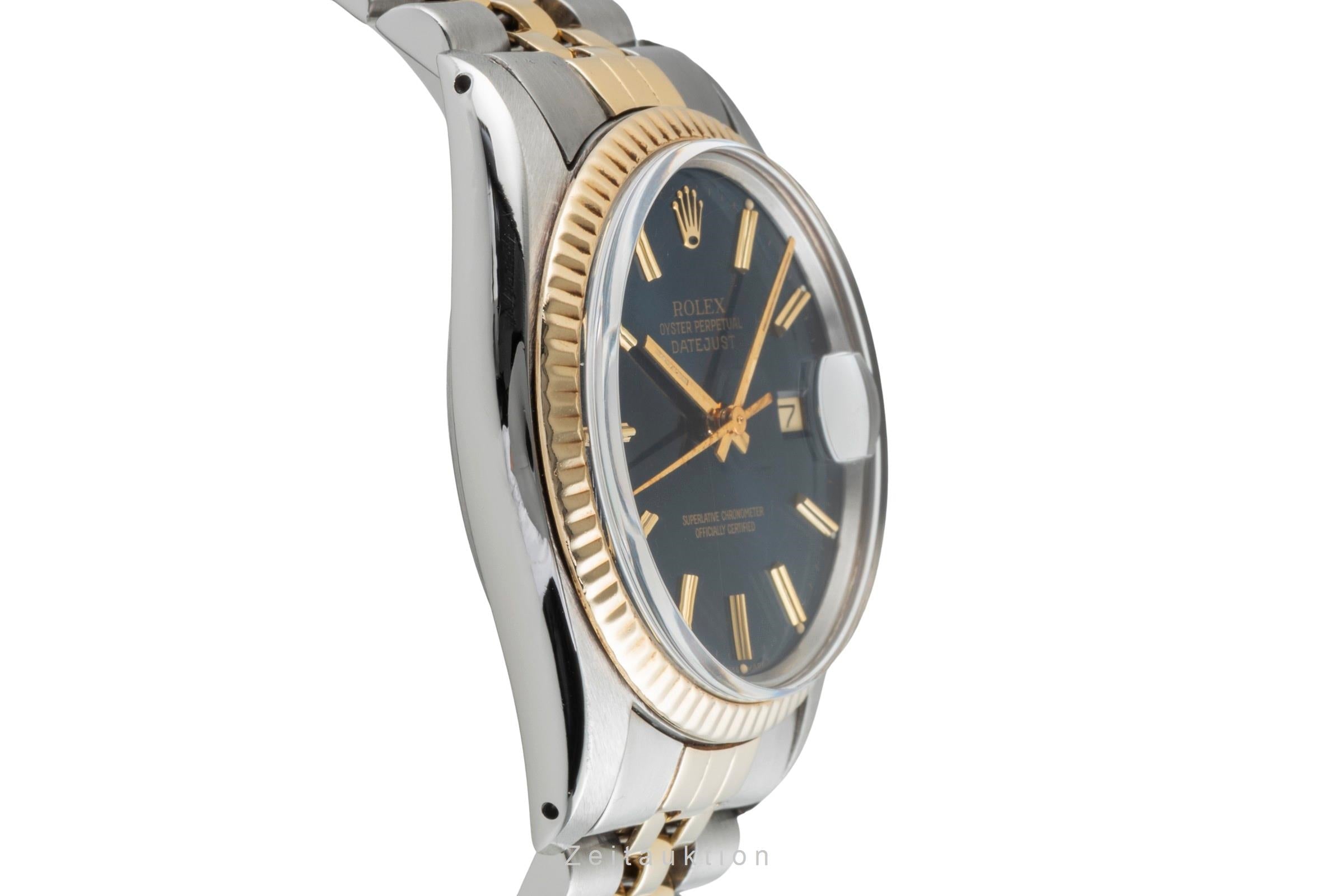 Rolex Datejust acier / or  automatique montre pour hommes 16013 Vintage  [2601687]