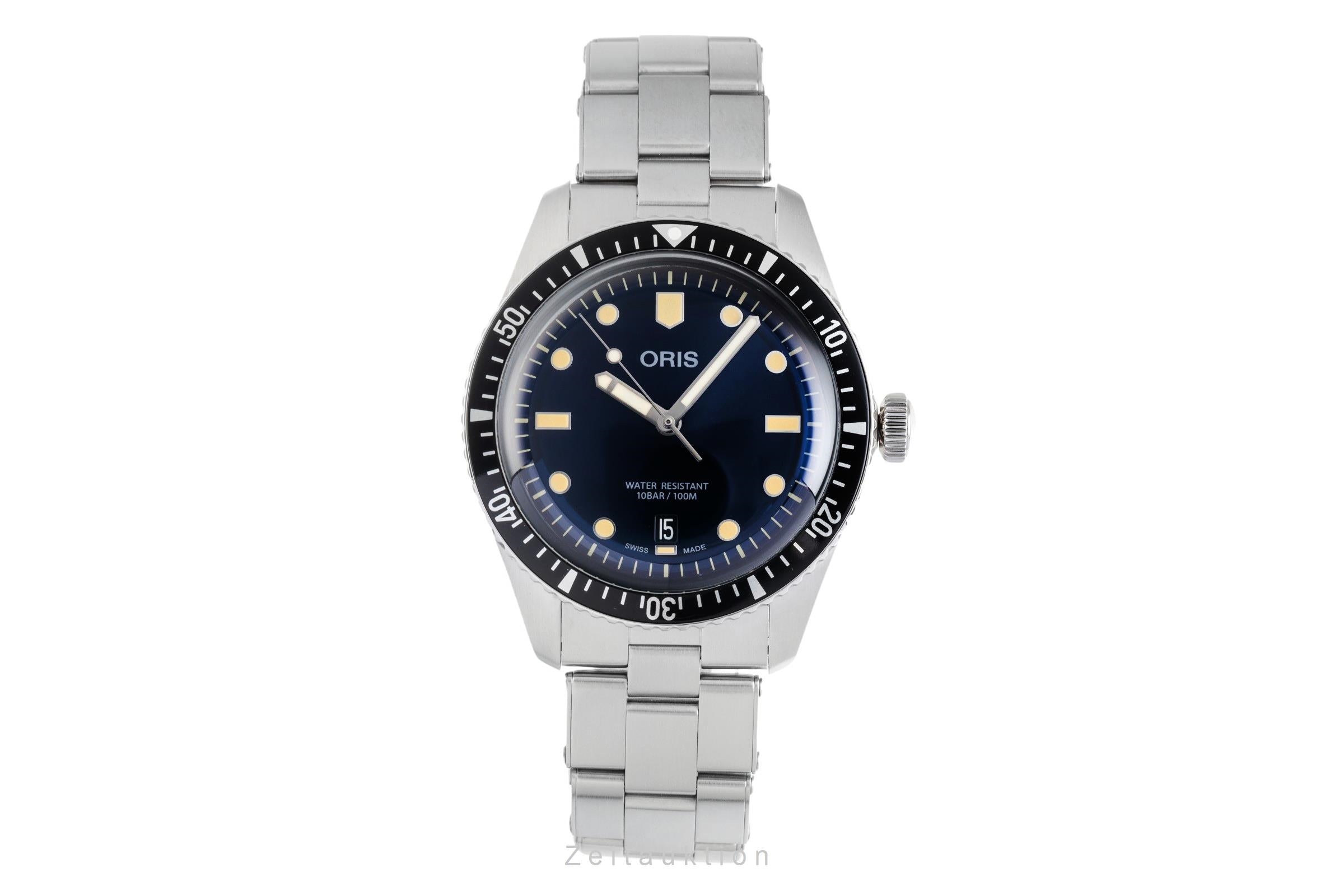 Oris Divers Sixty-Five Stahl Automatik Ref. 01 733 7707 4055-07 8 20 18 B&P 2020 [2601688]