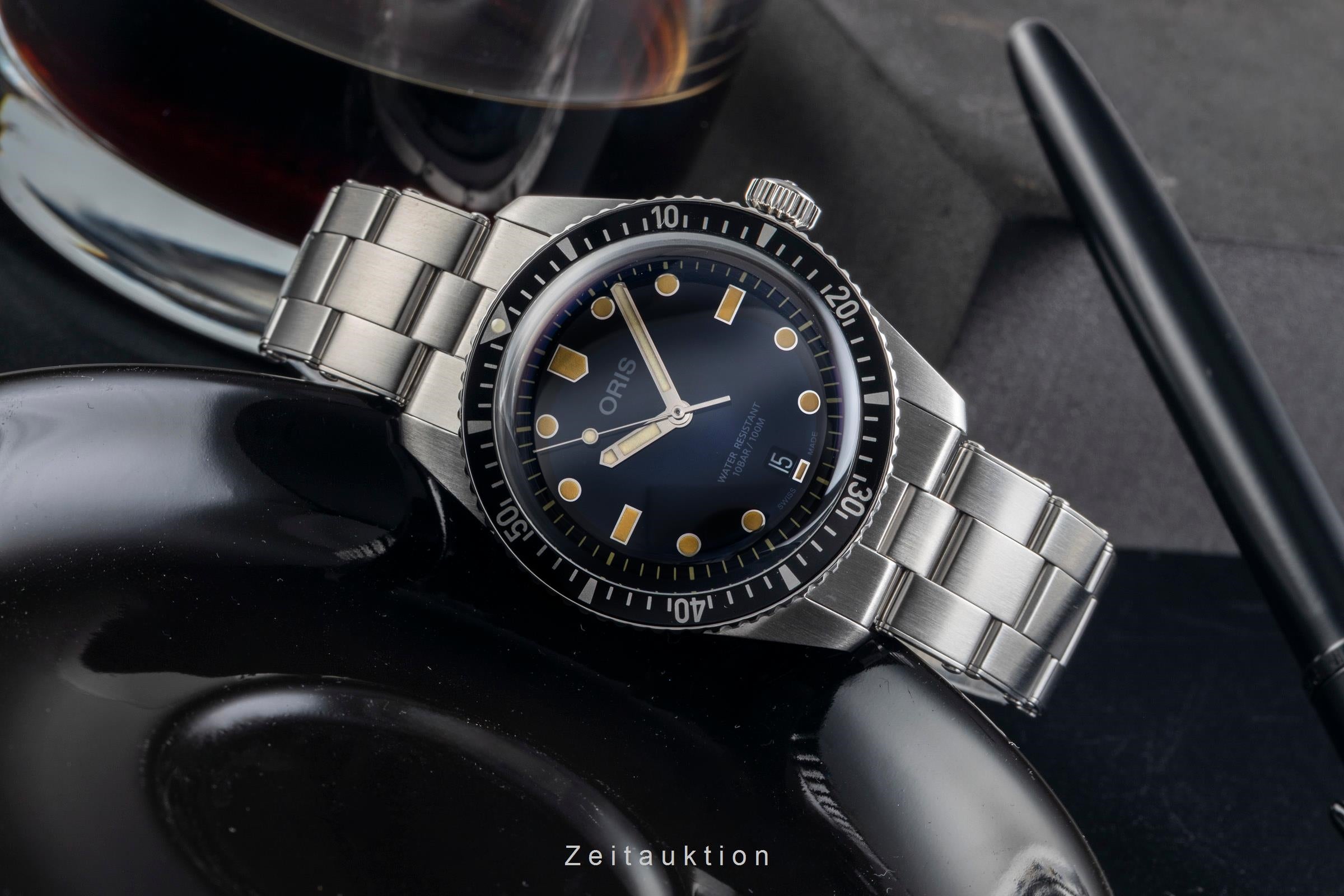 Oris Divers Sixty-Five Stahl Automatik Ref. 01 733 7707 4055-07 8 20 18 B&P 2020 [2601688]