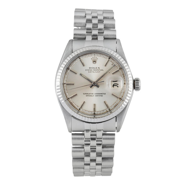 Rolex Datejust 36 Edelstahl Automatik Herrenuhr Ref. 1600 Klassiker Vintage  [2601693]