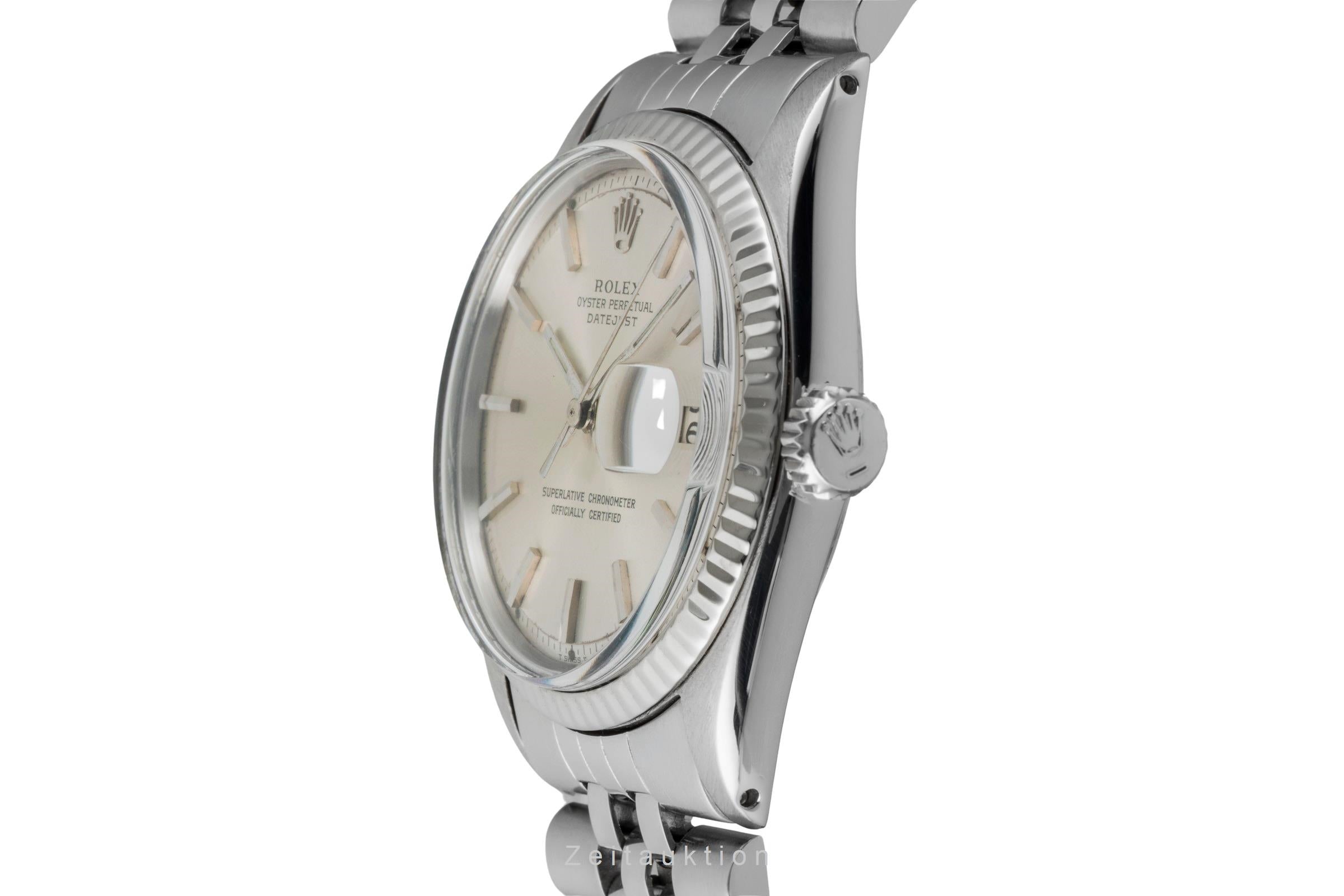 Rolex Datejust 36 Edelstahl Automatik Herrenuhr Ref. 1600 Klassiker Vintage  [2601693]