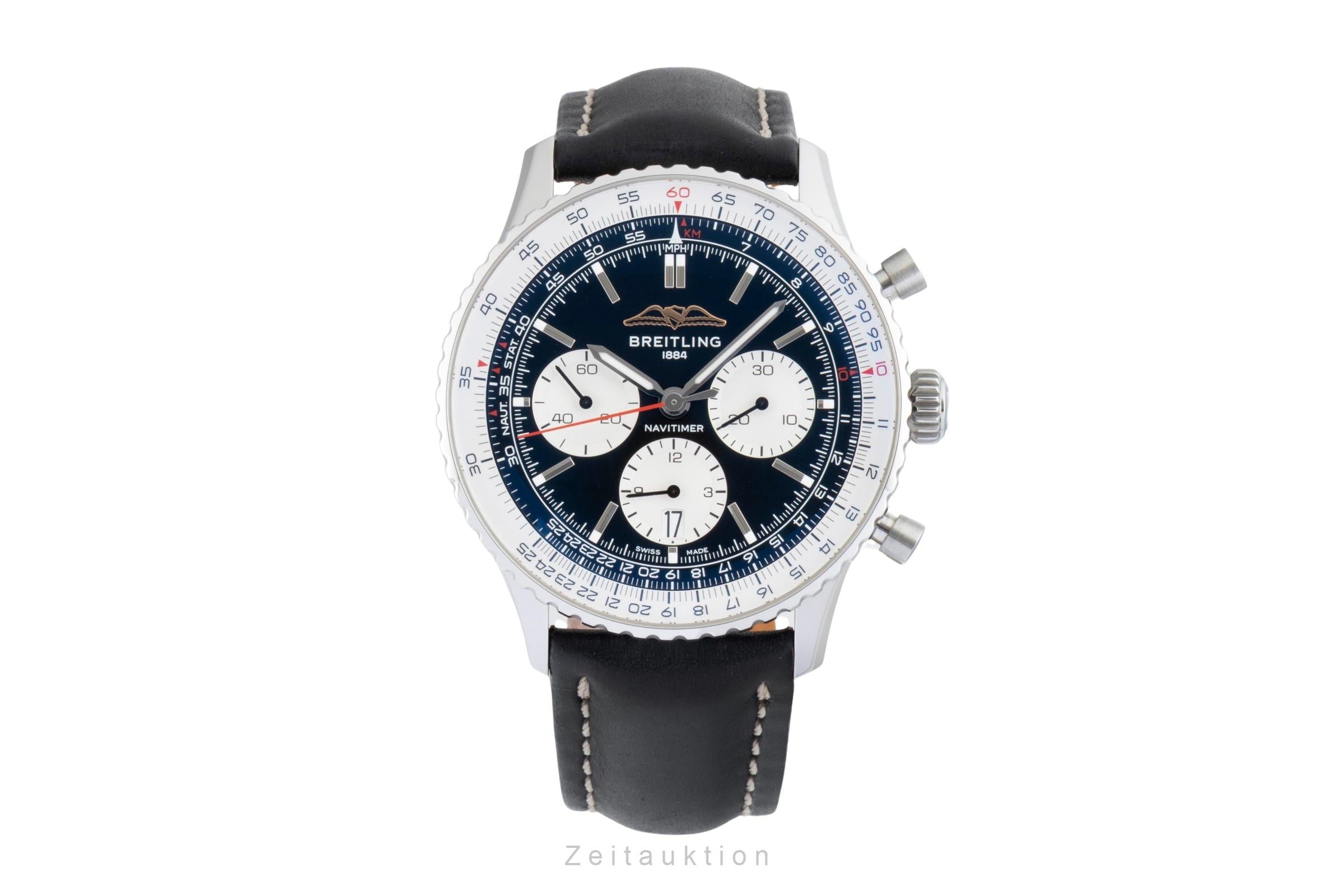 Breitling Navitimer 01 cronógrafo acero automático reloj para caballeros AB0138211B1P1 LP: 9500EUR  [2601694]