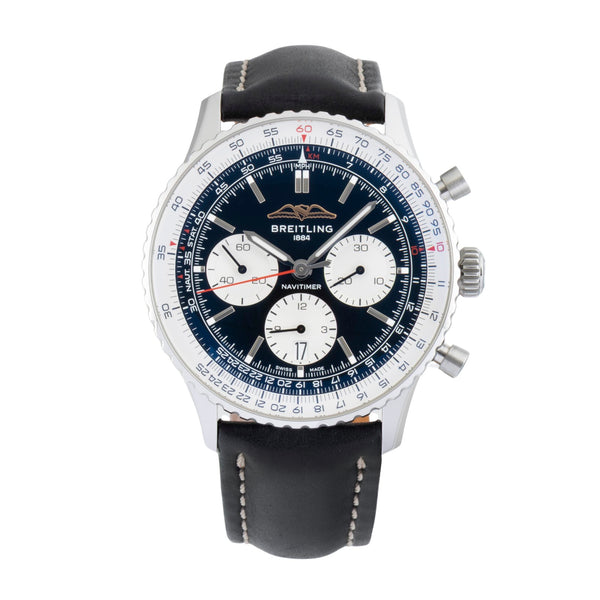 Breitling Navitimer 01 cronógrafo acero automático reloj para caballeros AB0138211B1P1 LP: 9500EUR  [2601694]