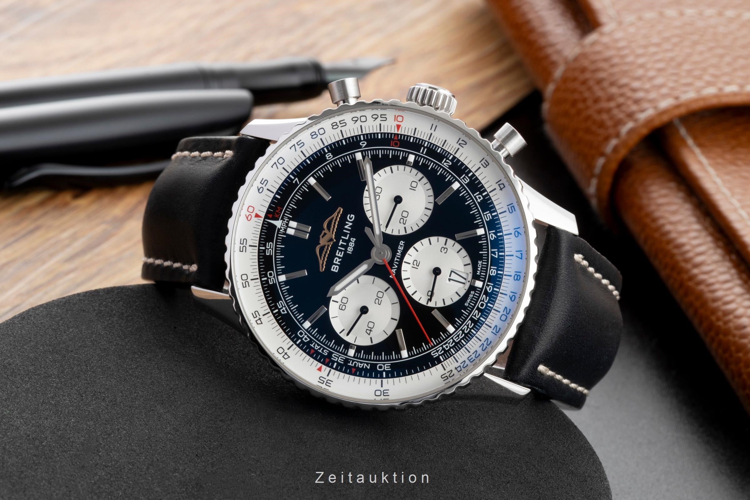 Breitling Navitimer 01 cronógrafo acero automático reloj para caballeros AB0138211B1P1 LP: 9500EUR  [2601694]