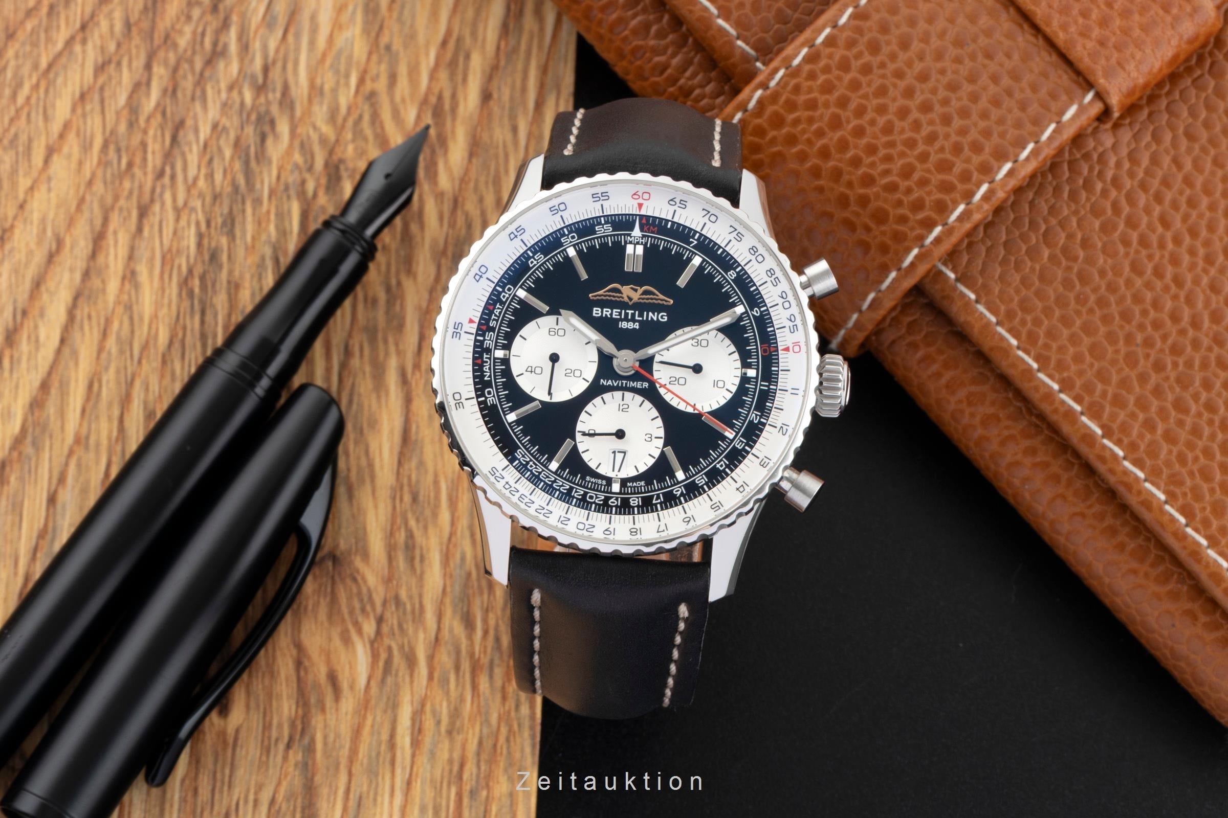 Breitling Navitimer 01 cronógrafo acero automático reloj para caballeros AB0138211B1P1 LP: 9500EUR  [2601694]