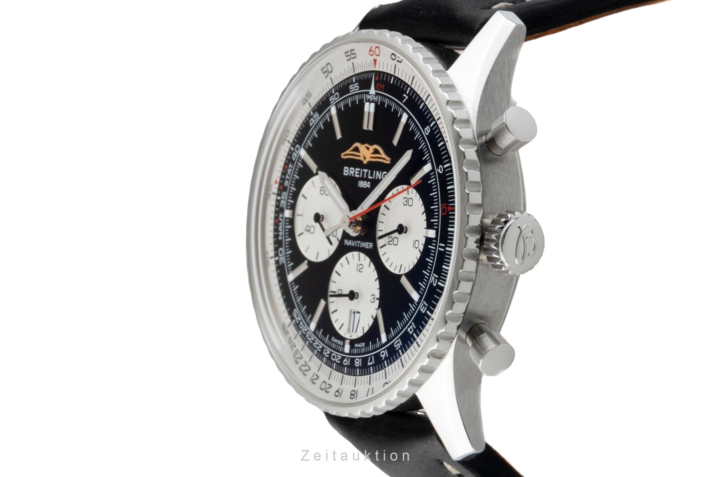Breitling Navitimer 01 cronógrafo acero automático reloj para caballeros AB0138211B1P1 LP: 9500EUR  [2601694]