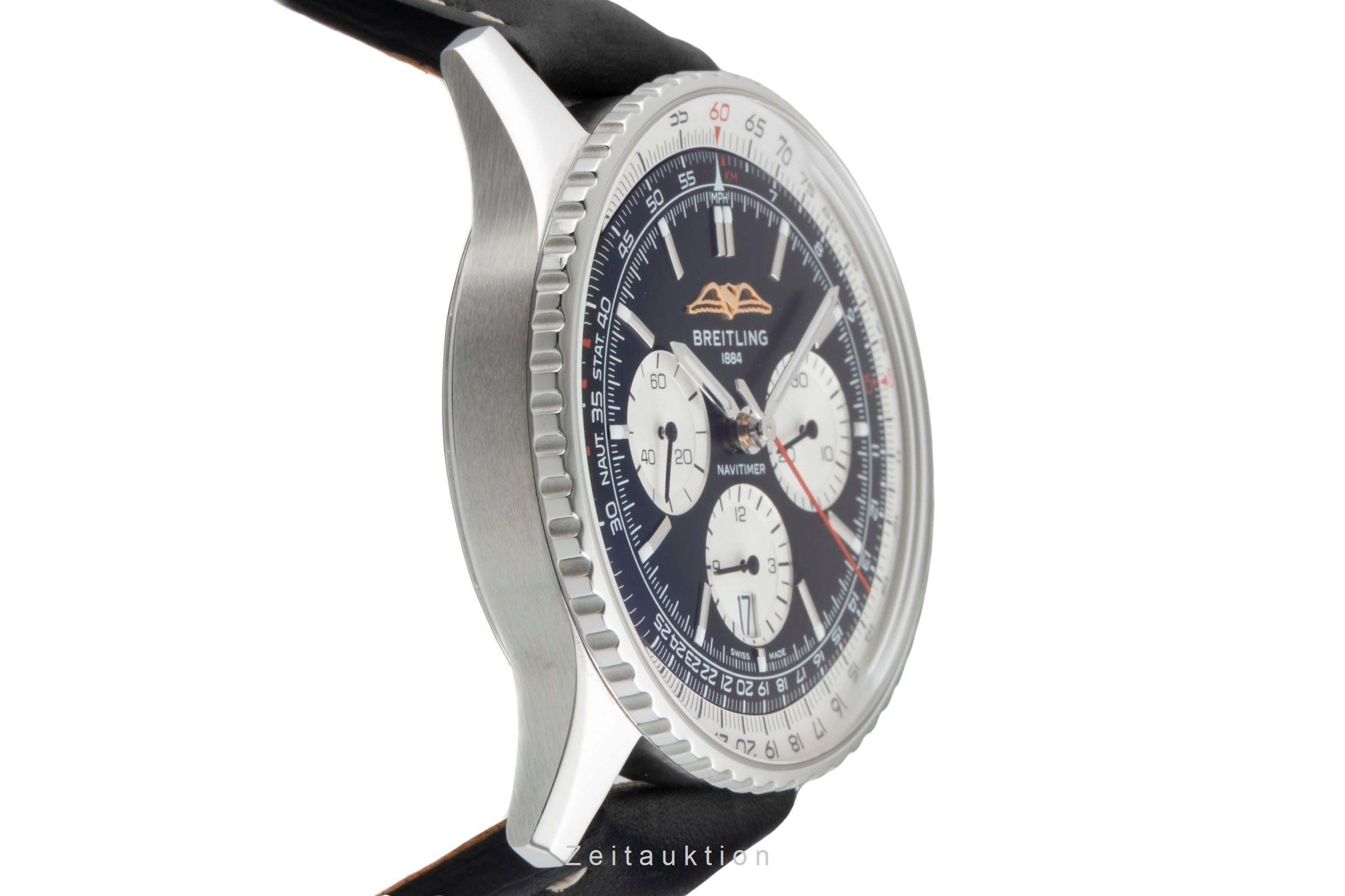 Breitling Navitimer 01 cronógrafo acero automático reloj para caballeros AB0138211B1P1 LP: 9500EUR  [2601694]