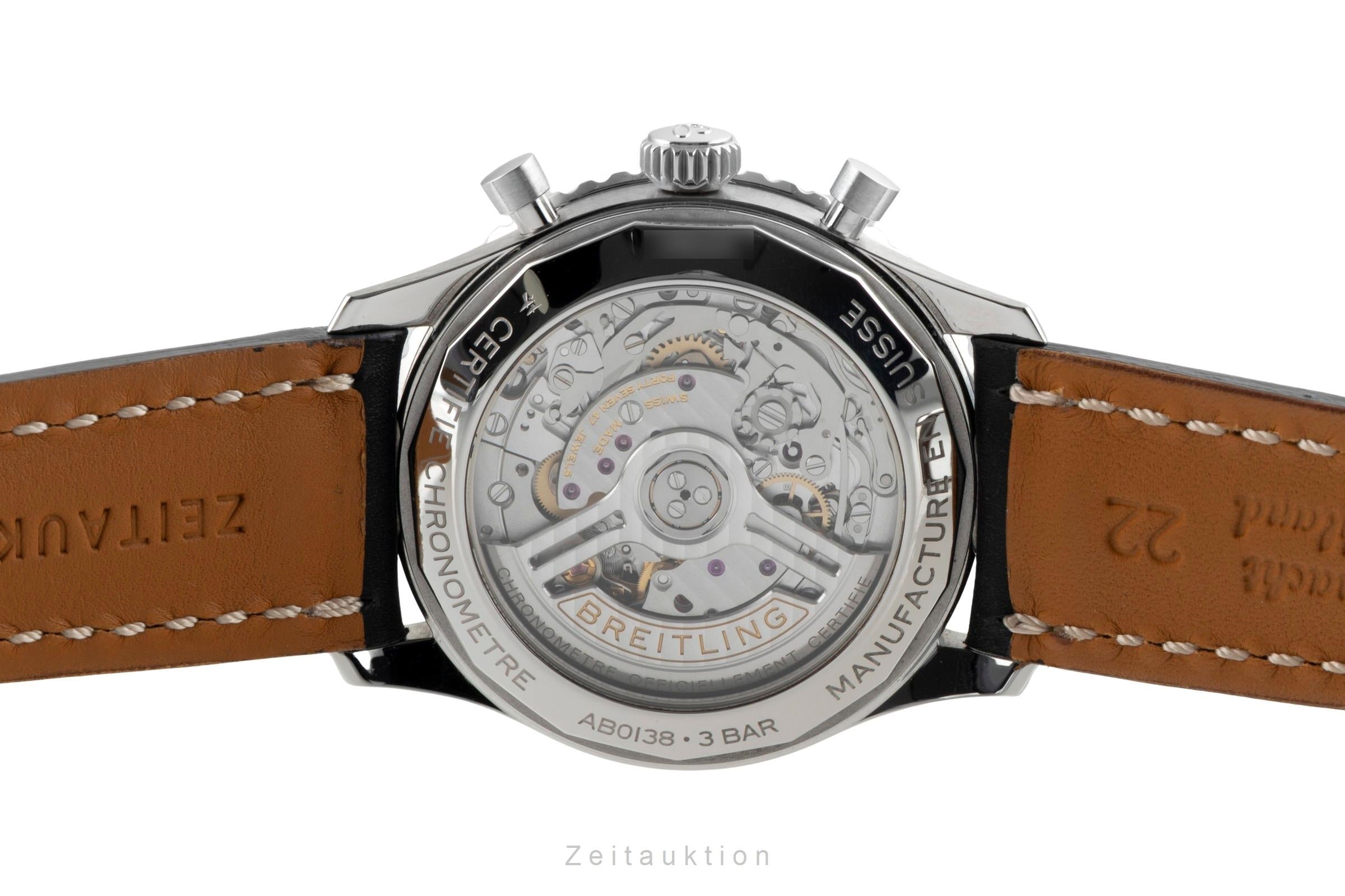 Breitling Navitimer 01 cronógrafo acero automático reloj para caballeros AB0138211B1P1 LP: 9500EUR  [2601694]
