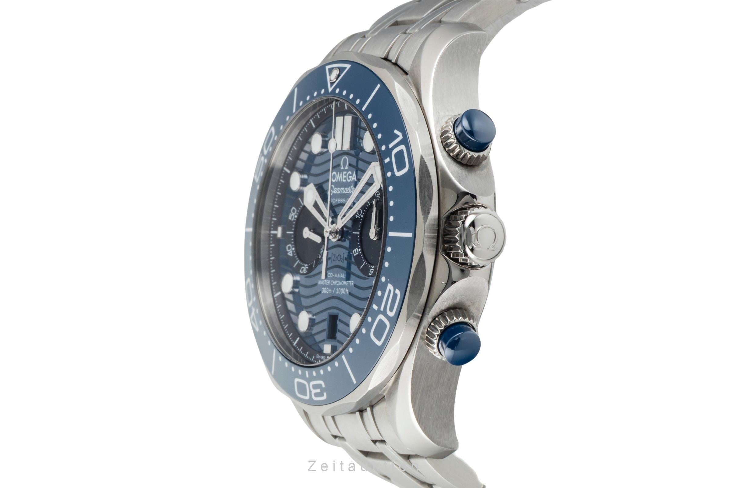 Omega Seamaster Diver 300M Chronograph Automatik 210.30.44.51.03.001 B&P [2601698]