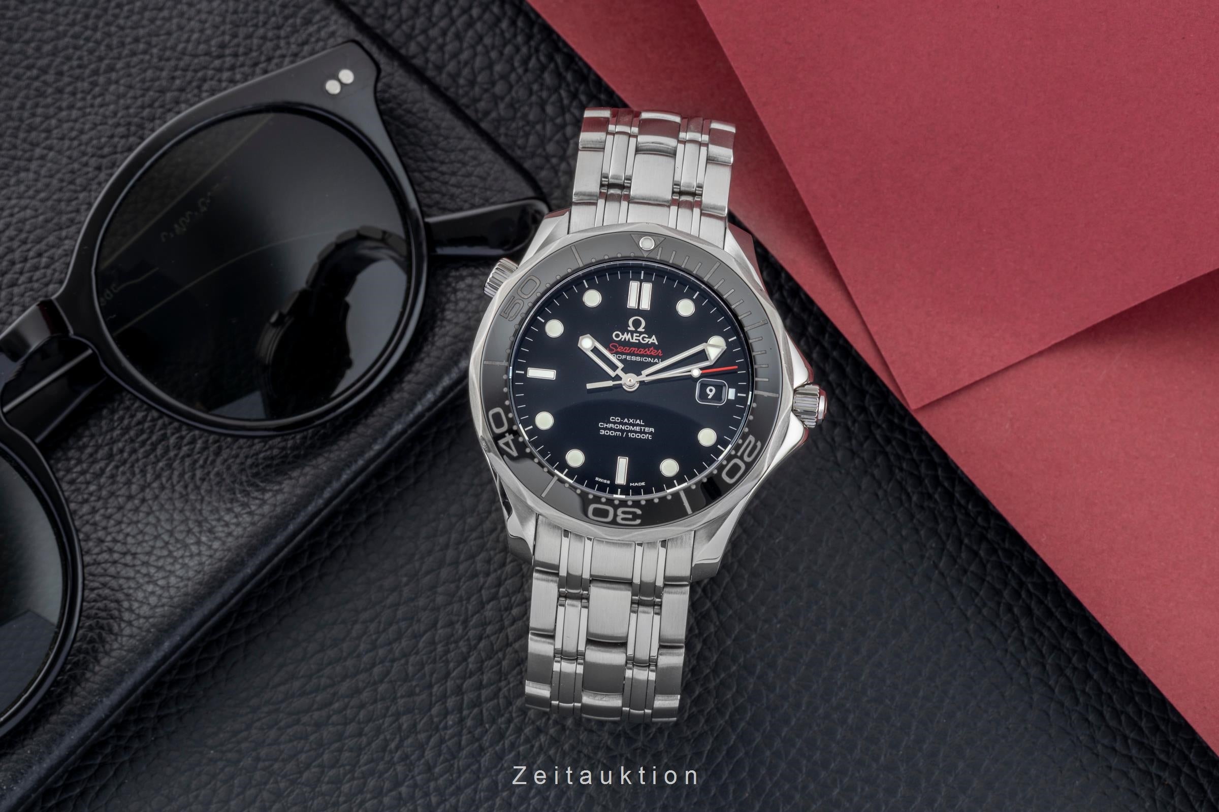 Omega Seamaster Diver 300 M Stahl Automatik Herrenuhr 212.30.41.20.01.003 B&P [2601700]