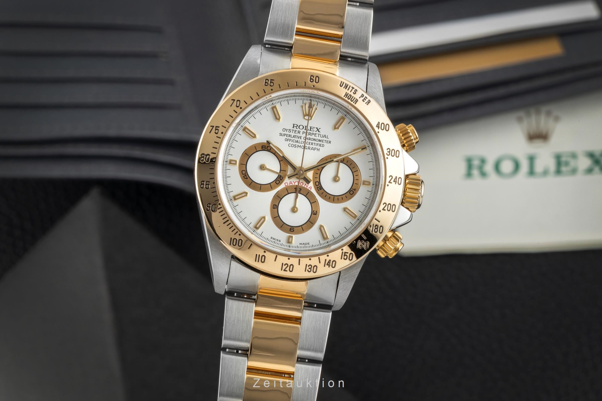 Rolex Daytona Zenith Chronograph Stahl / Gold Automatik Herrenuhr Ref.16523  [2601701]