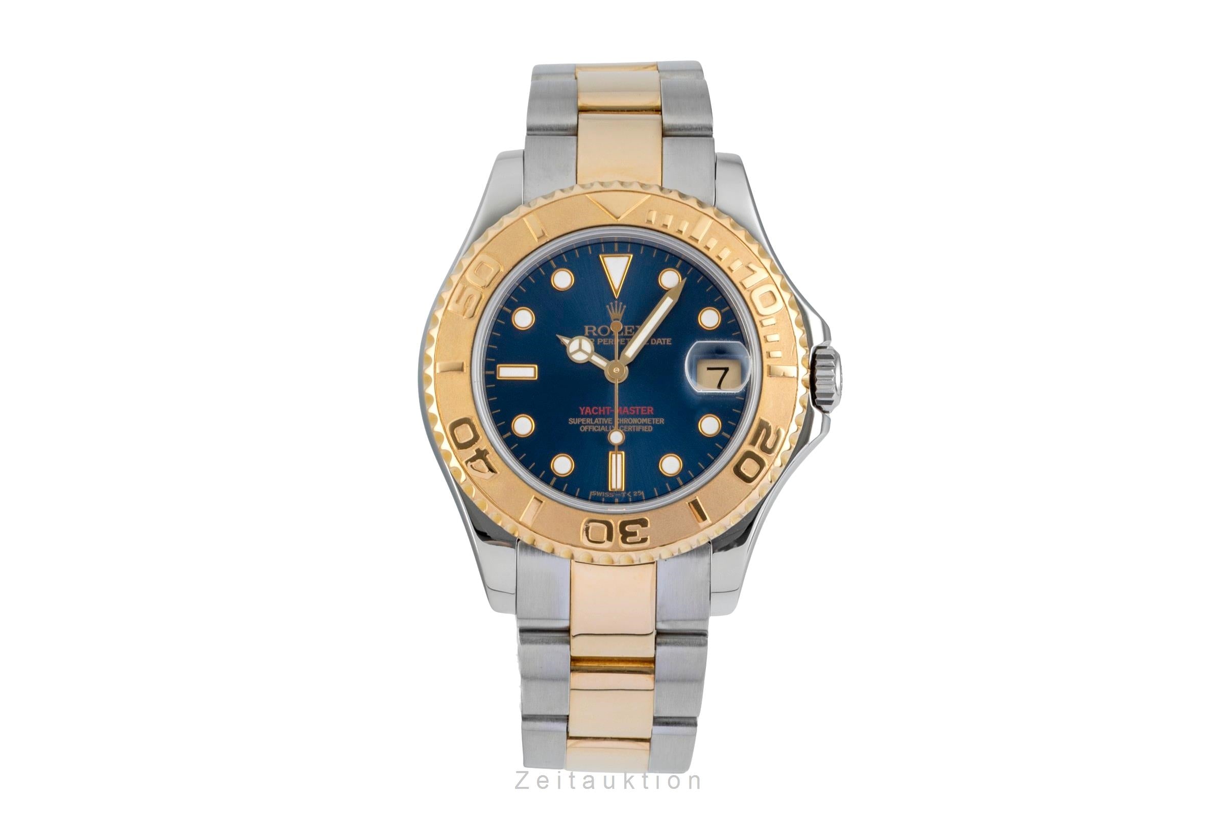 Rolex Yacht-Master Blue Dial Edelstahl / Gold medium Ref. 68623 U-Serie [2601705]