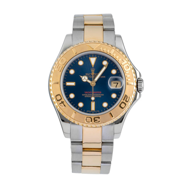 Rolex Yacht-Master Blue Dial Edelstahl / Gold medium Ref. 68623 U-Serie [2601705]