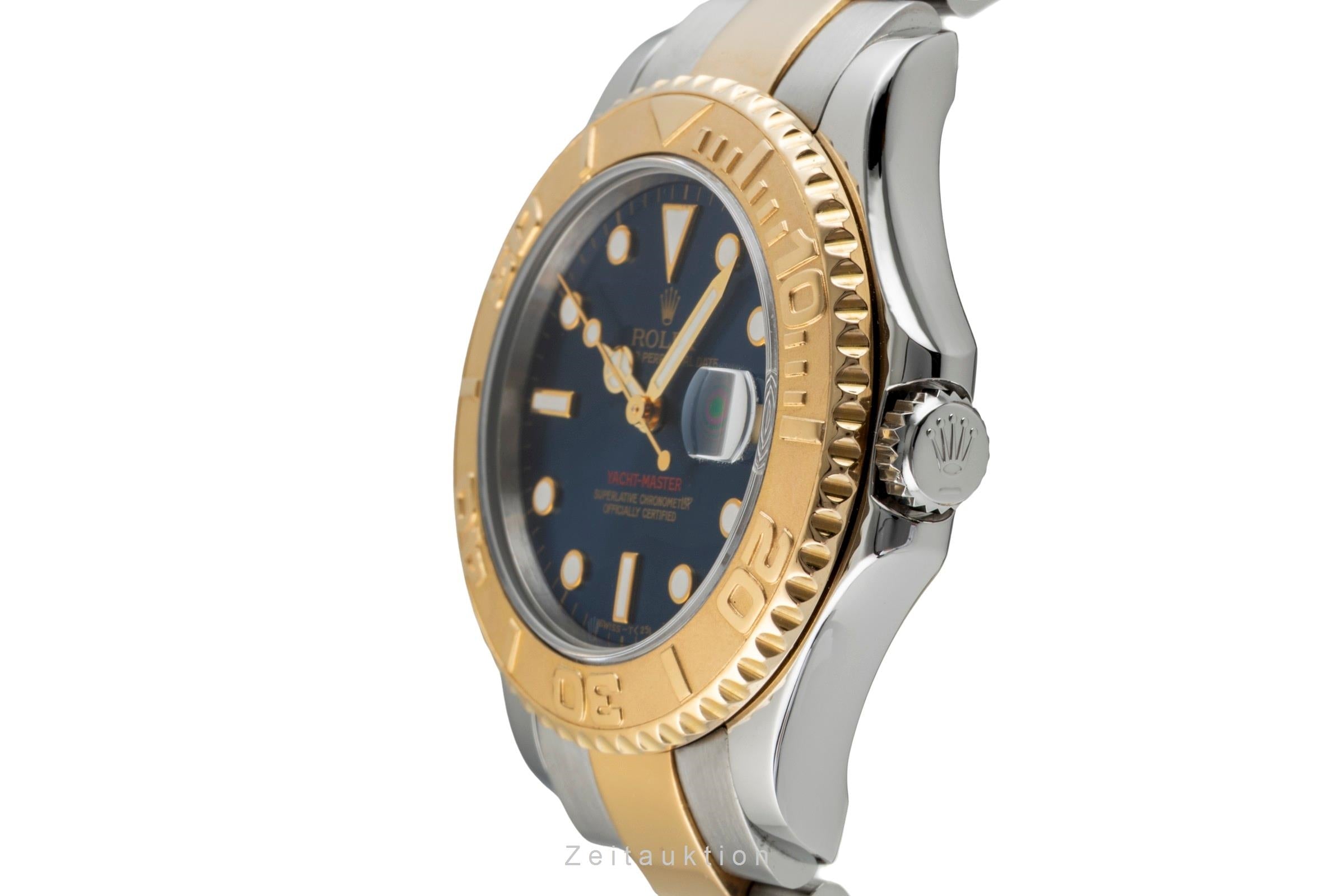 Rolex Yacht-Master Blue Dial Edelstahl / Gold medium Ref. 68623 U-Serie [2601705]
