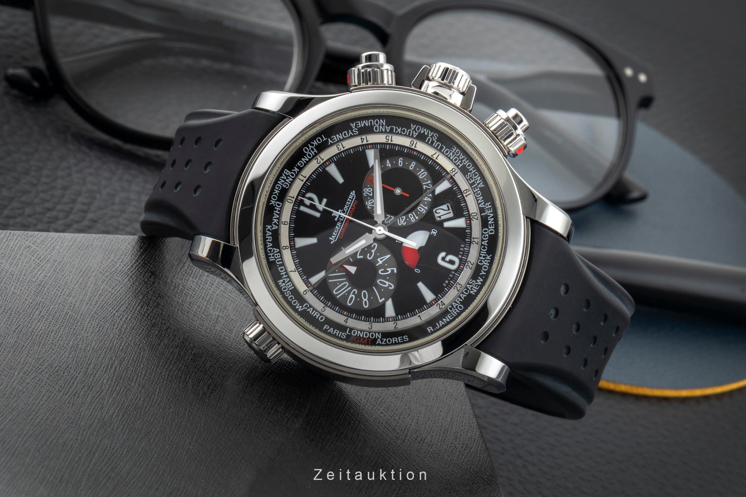 Jaeger LeCoultre Master Compressor Chronograph Stahl / Titan Q1768470 B&P 2007 [2601708]