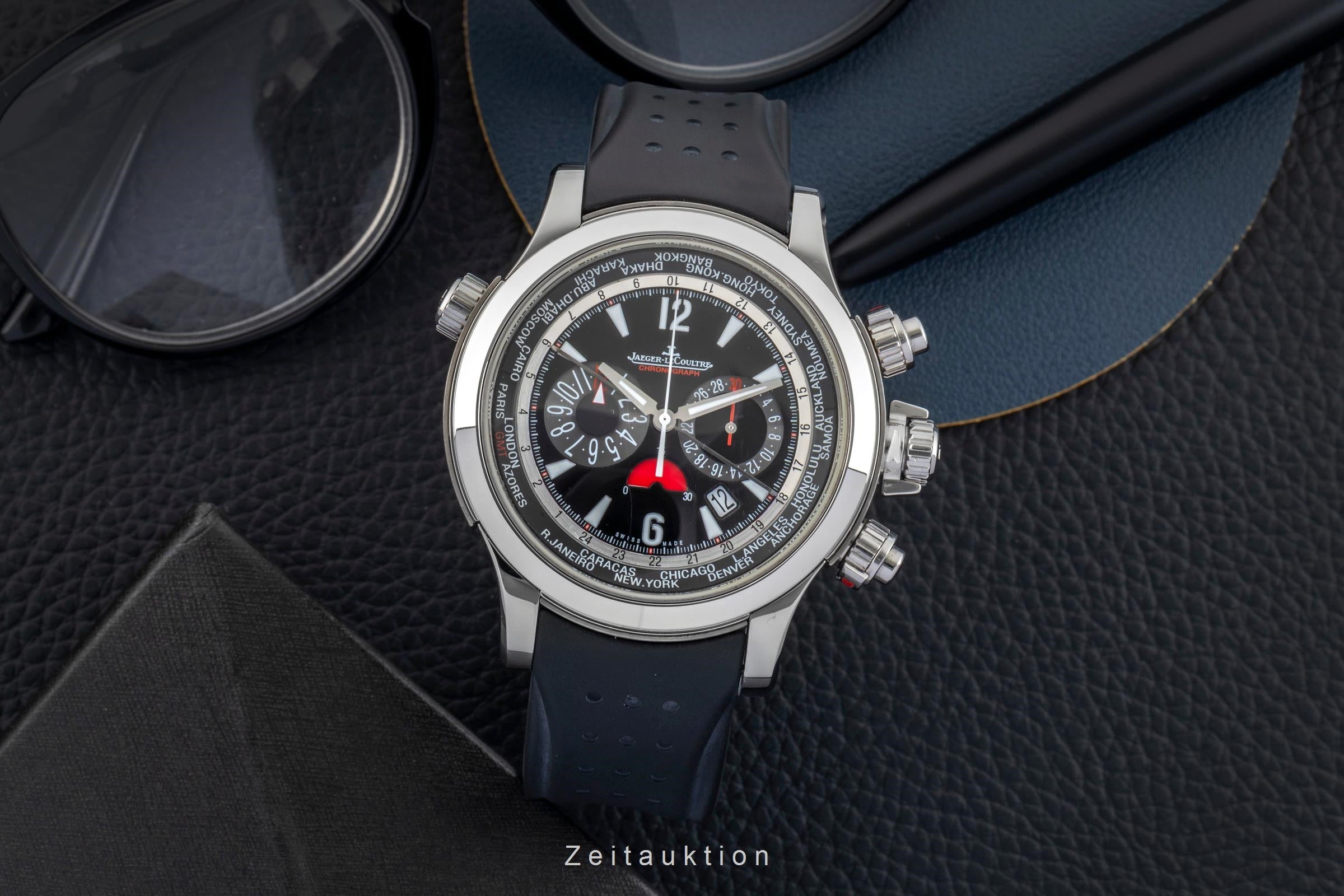 Jaeger LeCoultre Master Compressor Chronograph Stahl / Titan Q1768470 B&P 2007 [2601708]