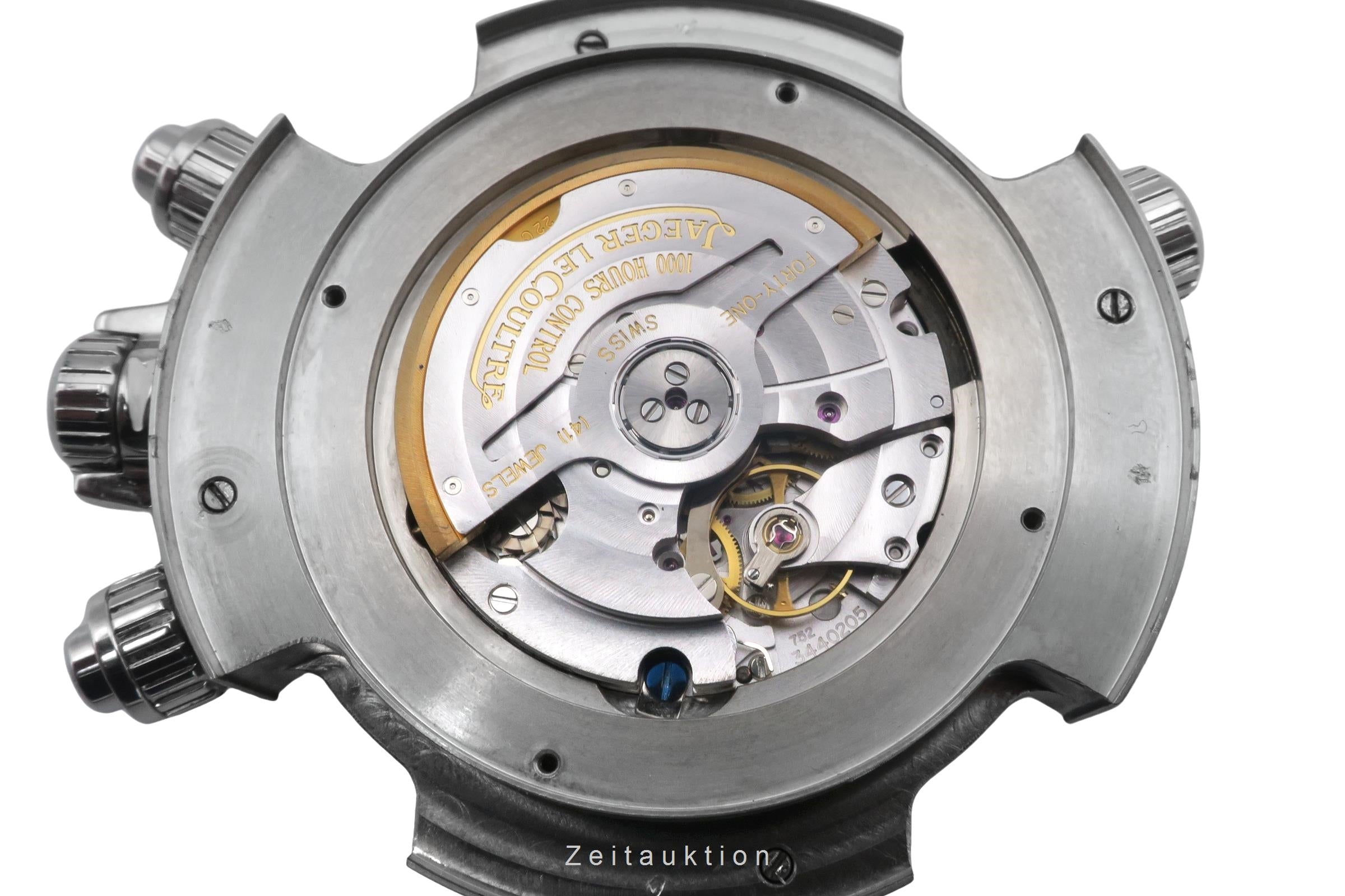 Jaeger LeCoultre Master Compressor Chronograph Stahl / Titan Q1768470 B&P 2007 [2601708]
