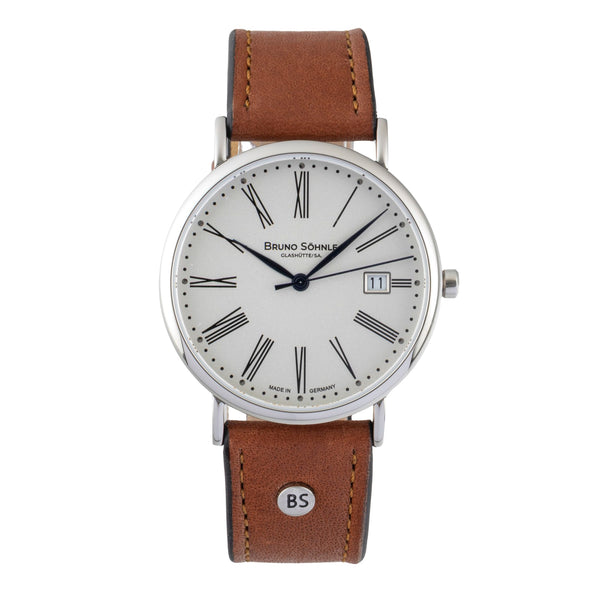 Bruno Söhnle Glashütte Nabucco steel quartz men's watch 17-13085-237  [2601711]
