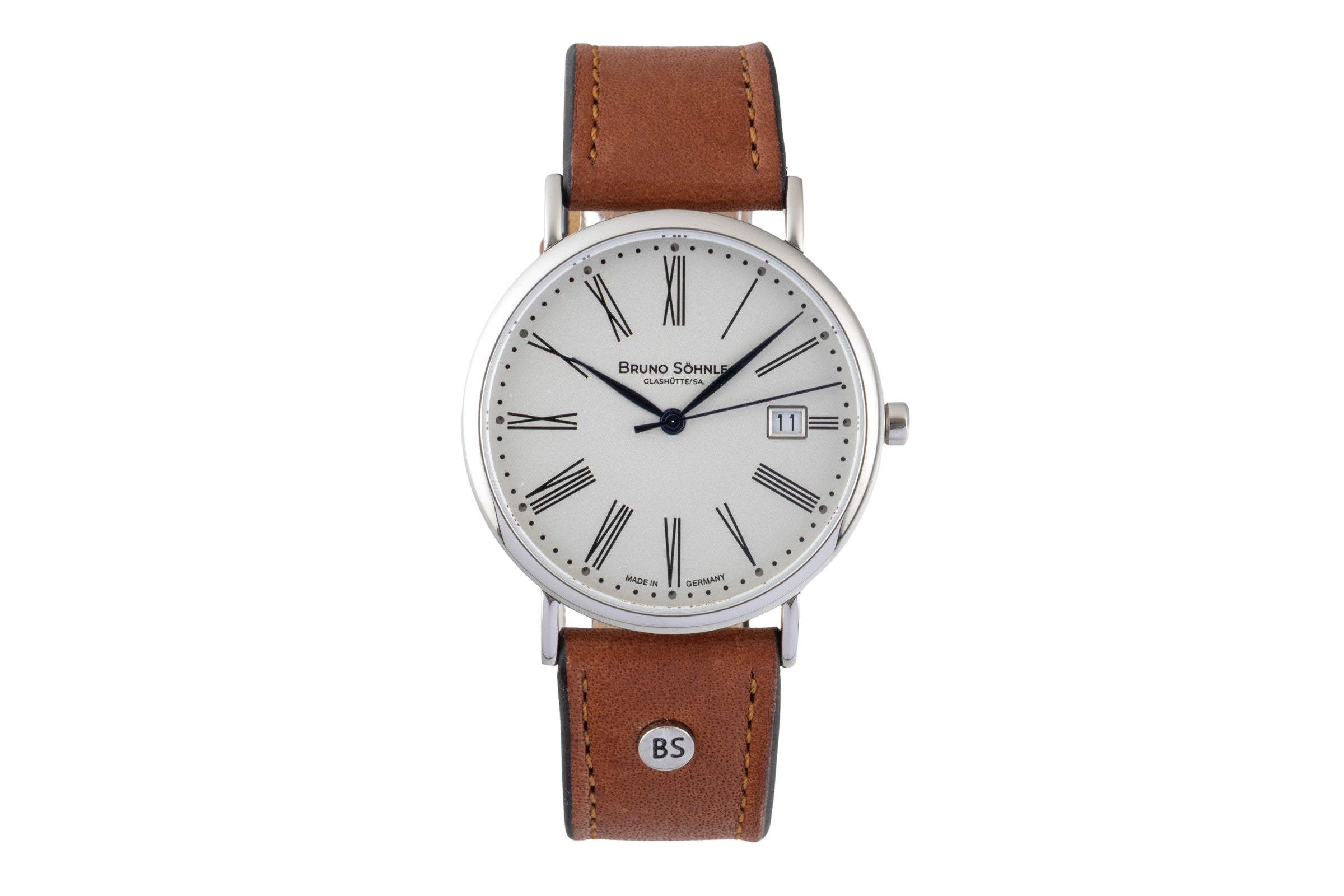 Bruno Söhnle Glashütte Nabucco steel quartz men's watch 17-13085-237  [2601711]