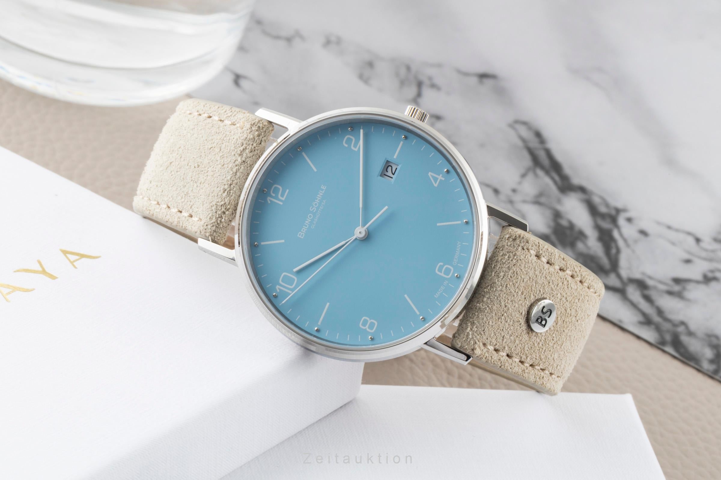 Bruno Söhnle Glashütte Rondo steel quartz men's watch 17-13105-323  [2601712]