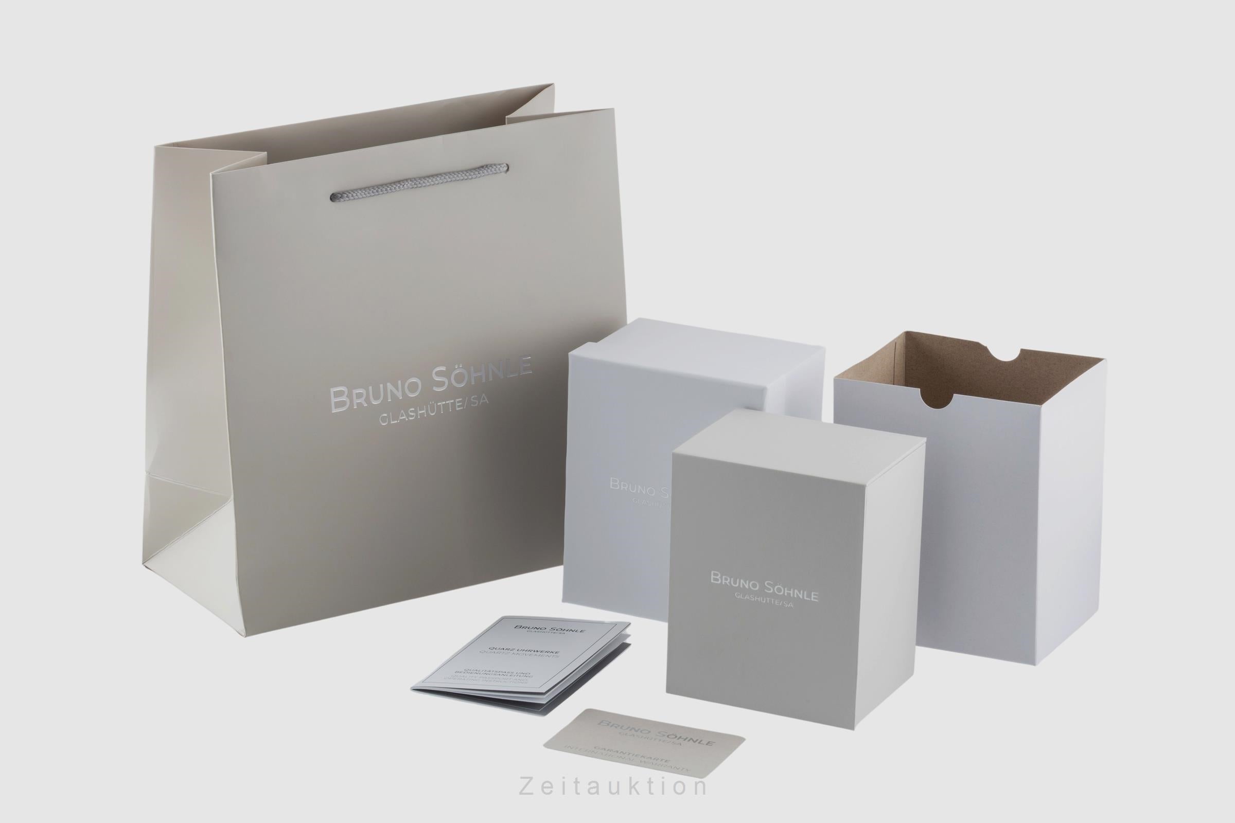 Bruno Söhnle Glashütte Rondo steel quartz men's watch 17-13105-323  [2601712]