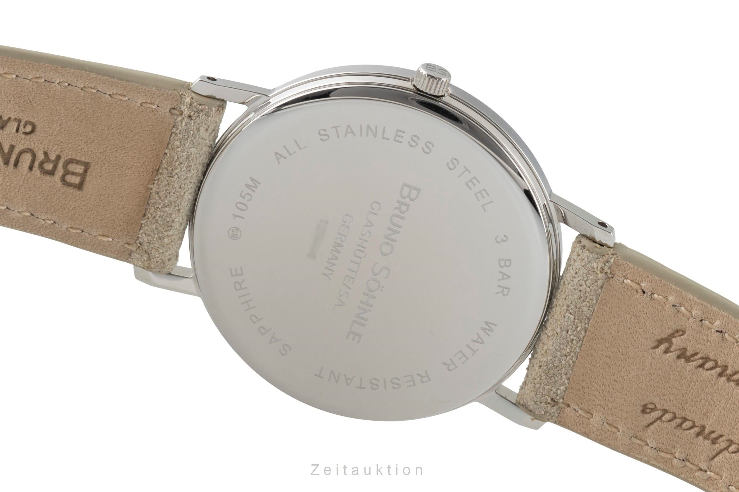 Bruno Söhnle Glashütte Rondo steel quartz men's watch 17-13105-323  [2601712]