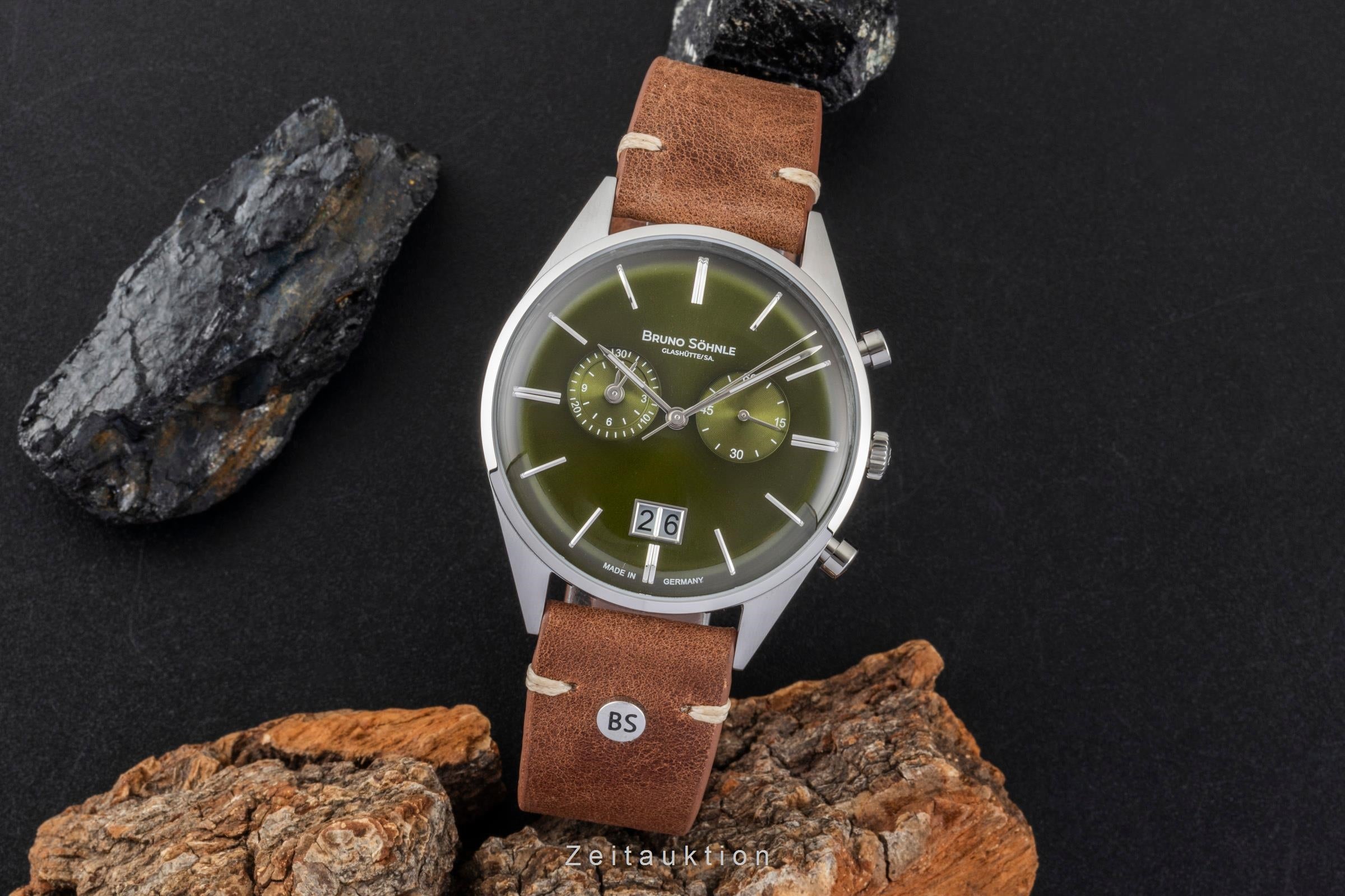 Bruno Söhnle Glashütte Merano chronograph steel quartz men's watch 17-13233-441  [2601714]