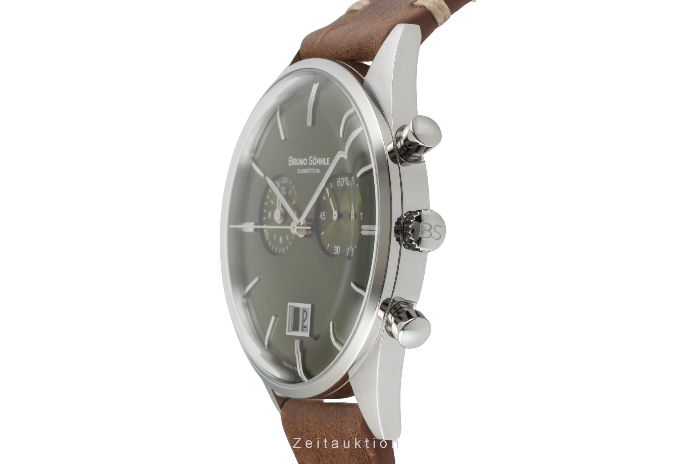 Bruno Söhnle Glashütte Merano chronograph steel quartz men's watch 17-13233-441  [2601714]