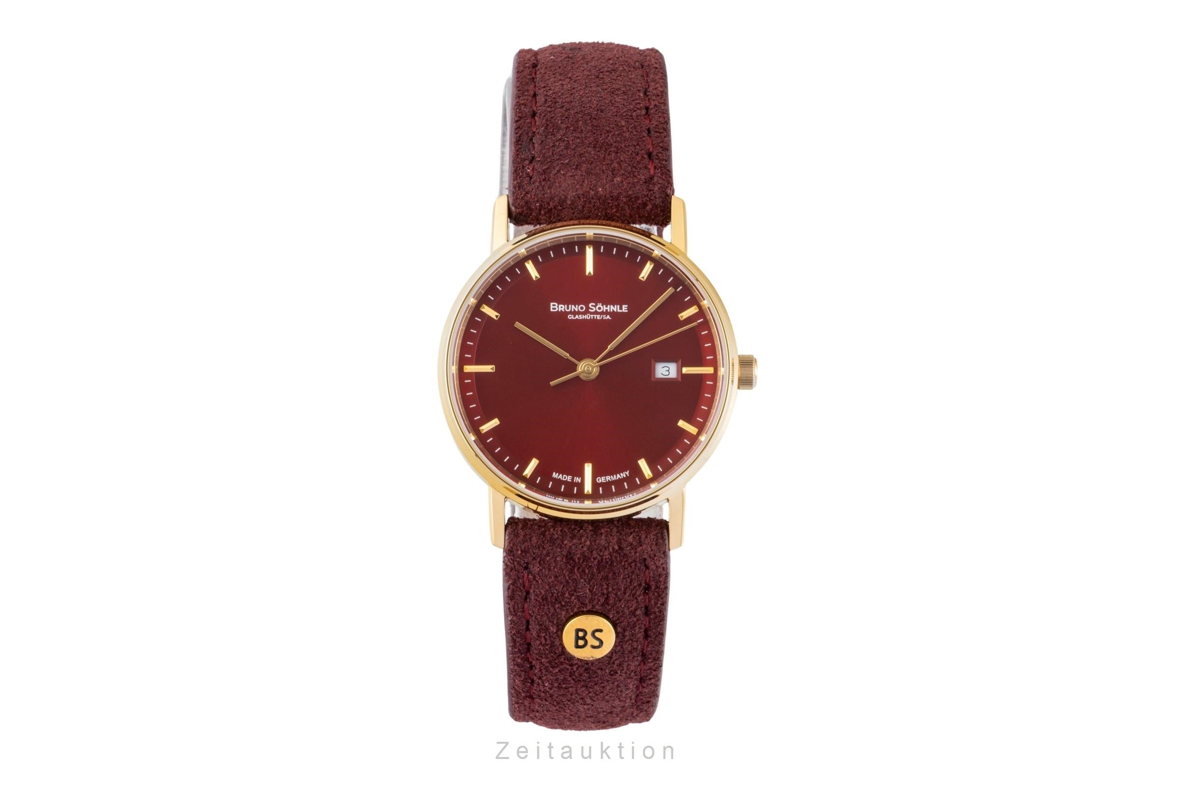 Bruno Söhnle Glashütte Rondo gilt / steel quartz women's watch 17-33106-541 LP: 0EUR  [2601717]