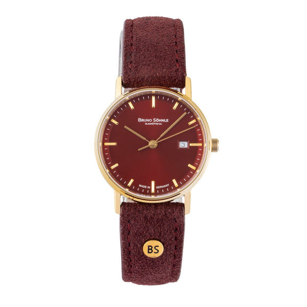 Bruno Söhnle Glashütte Rondo gilt / steel quartz women's watch 17-33106-541 LP: 0EUR  [2601717]