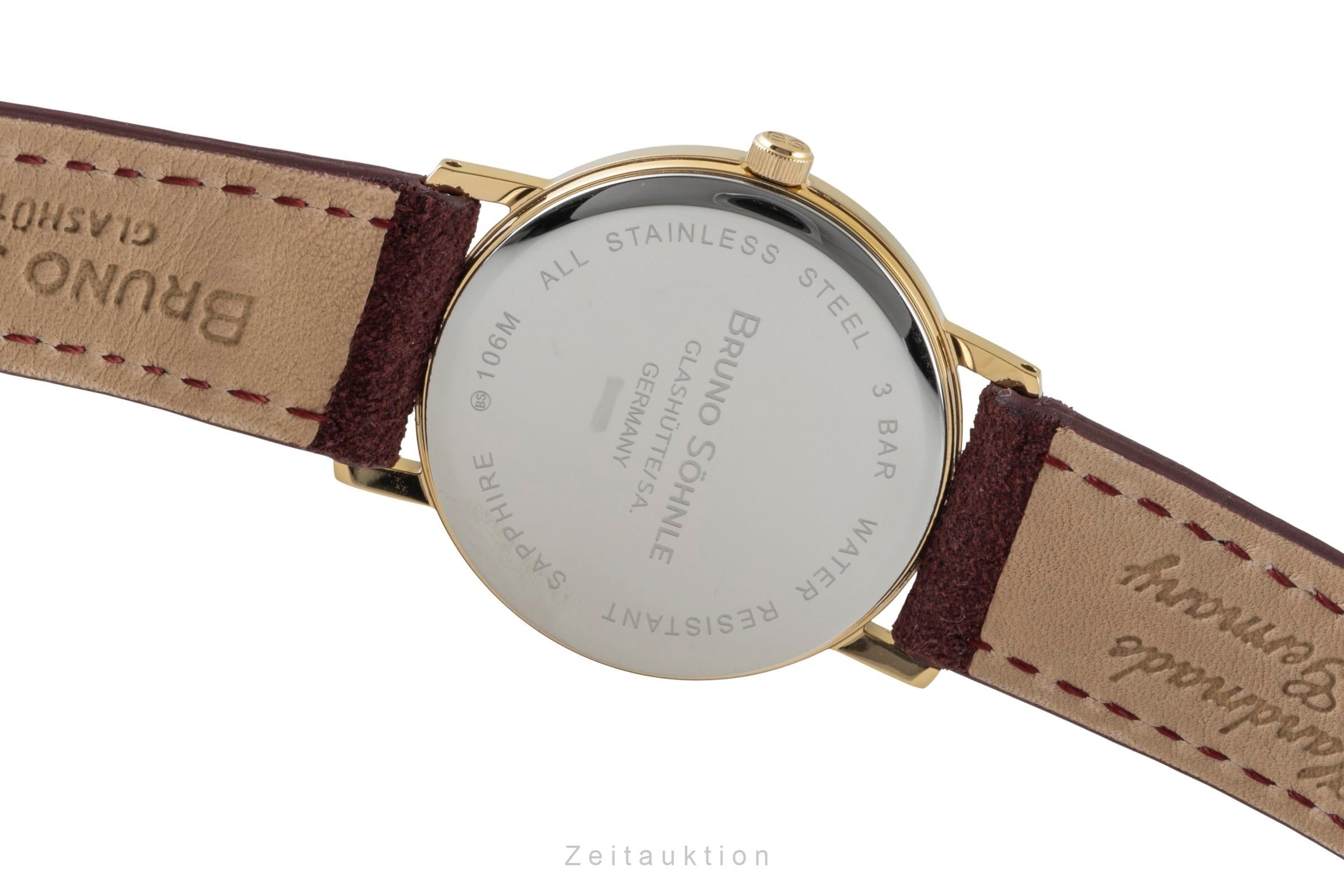 Bruno Söhnle Glashütte Rondo gilt / steel quartz women's watch 17-33106-541 LP: 0EUR  [2601717]