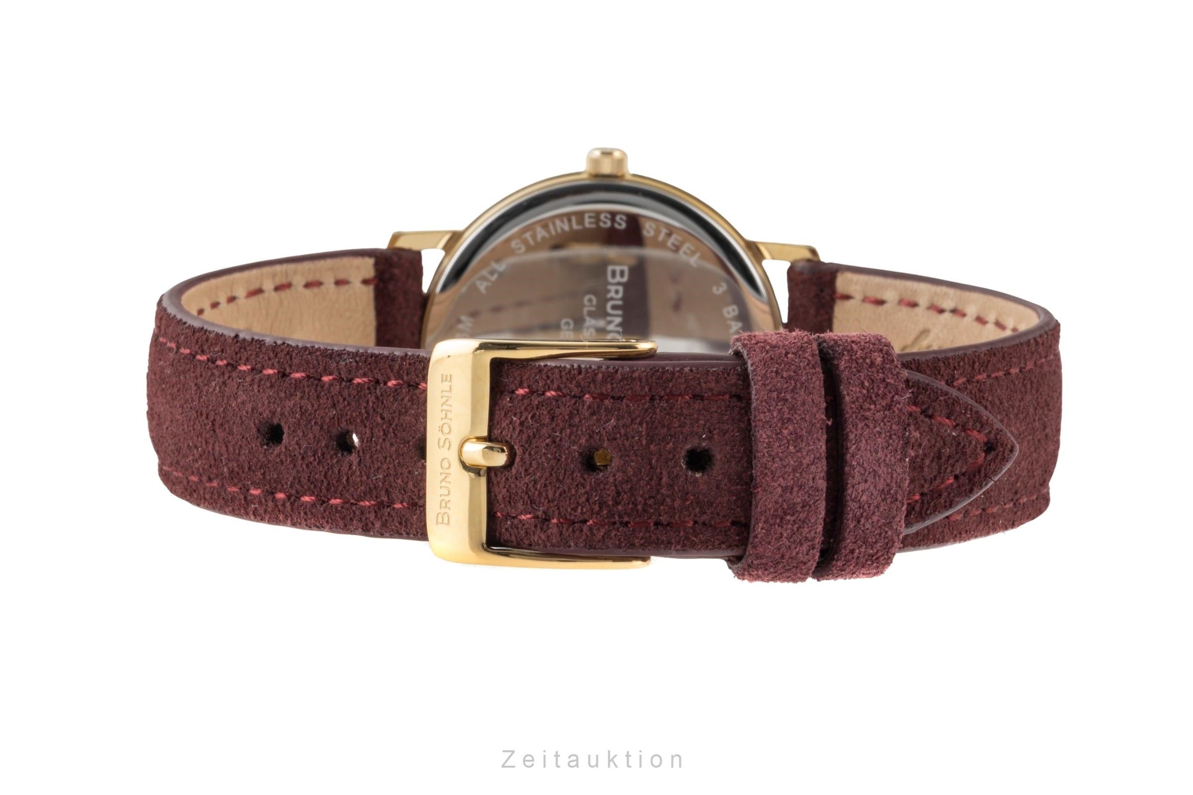 Bruno Söhnle Glashütte Rondo gilt / steel quartz women's watch 17-33106-541 LP: 0EUR  [2601717]