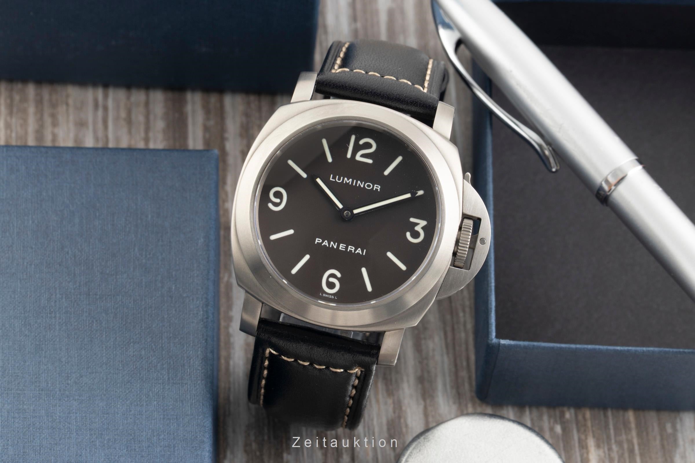 Panerai Luminor  titanio cuerda manual reloj para caballeros PAM00116  [2601718]