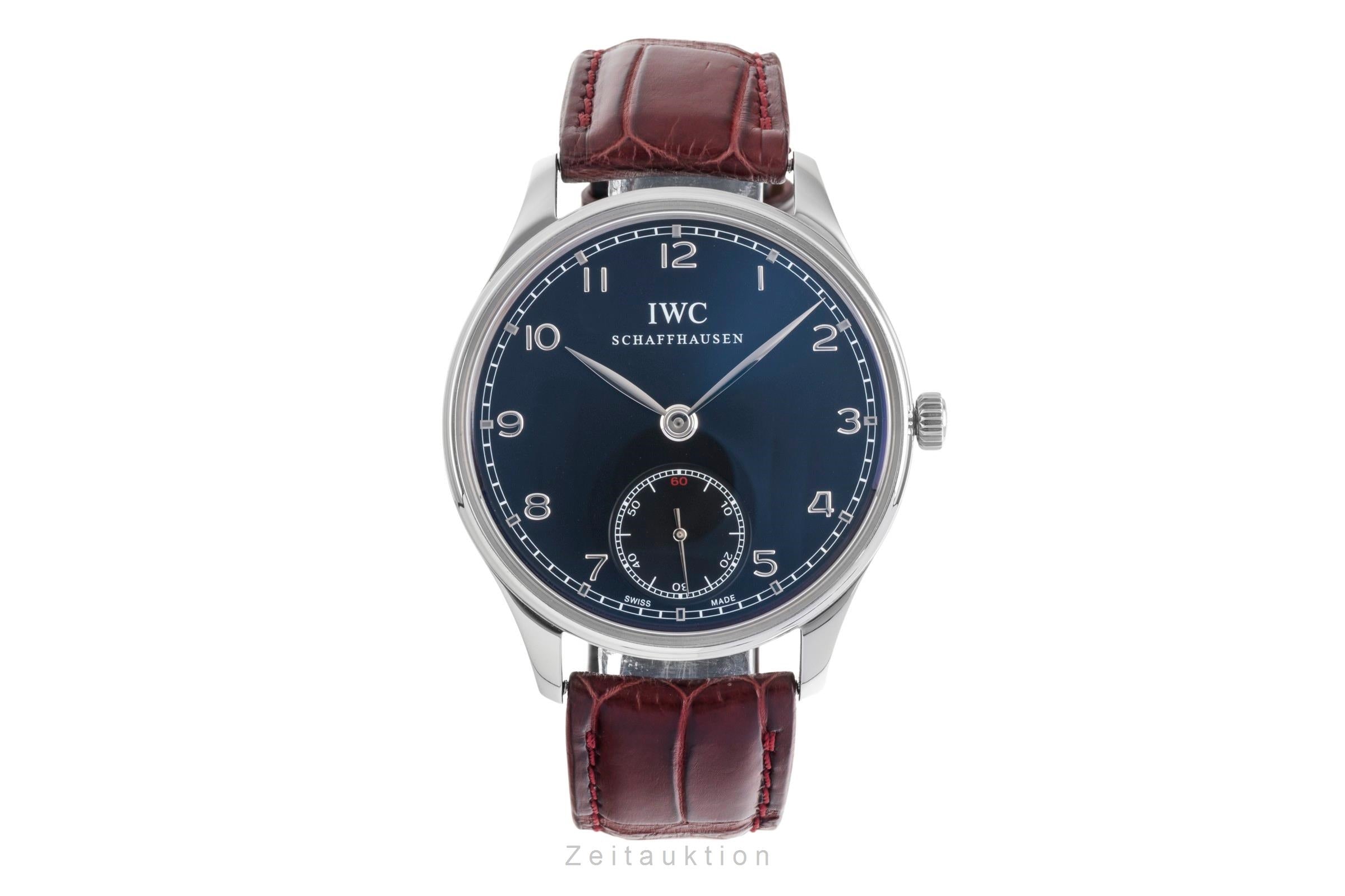 IWC Portugieser acero cuerda manual reloj para caballeros IW545407  [2601724]