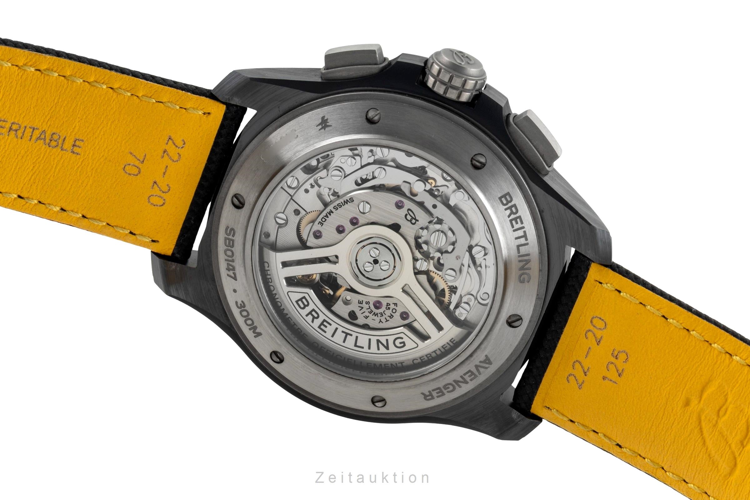 Breitling Avenger chronograph ceramic / titanium automatic men's watch SB0147 LP: 9600EUR  [2601727]