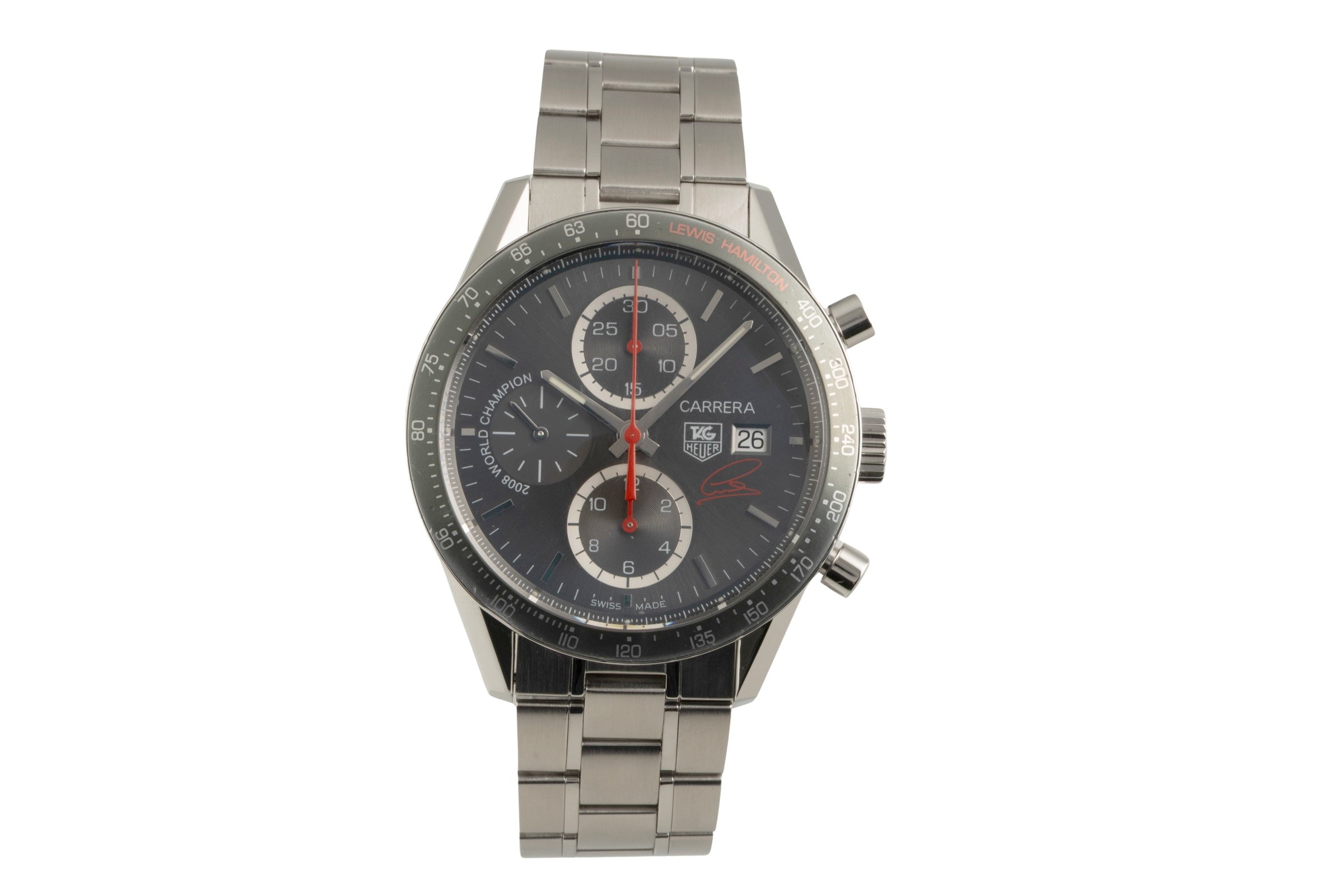 Tag Heuer Carrera cronografo acciaio automatismo orologio da uomo CV201M.BA0794 Limited  [2601732]