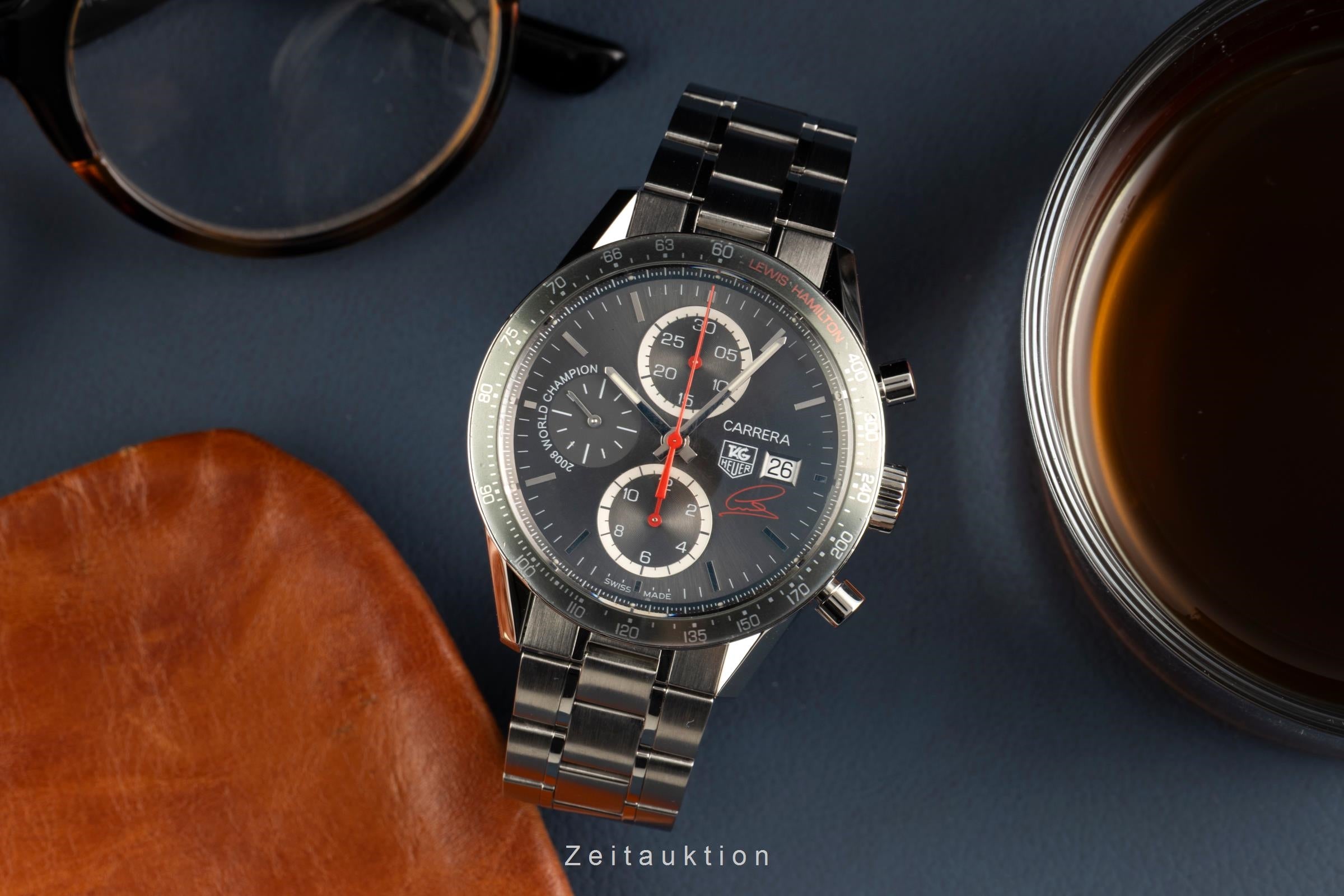 Tag Heuer Carrera cronógrafo acero automático reloj para caballeros CV201M.BA0794 Limited  [2601732]