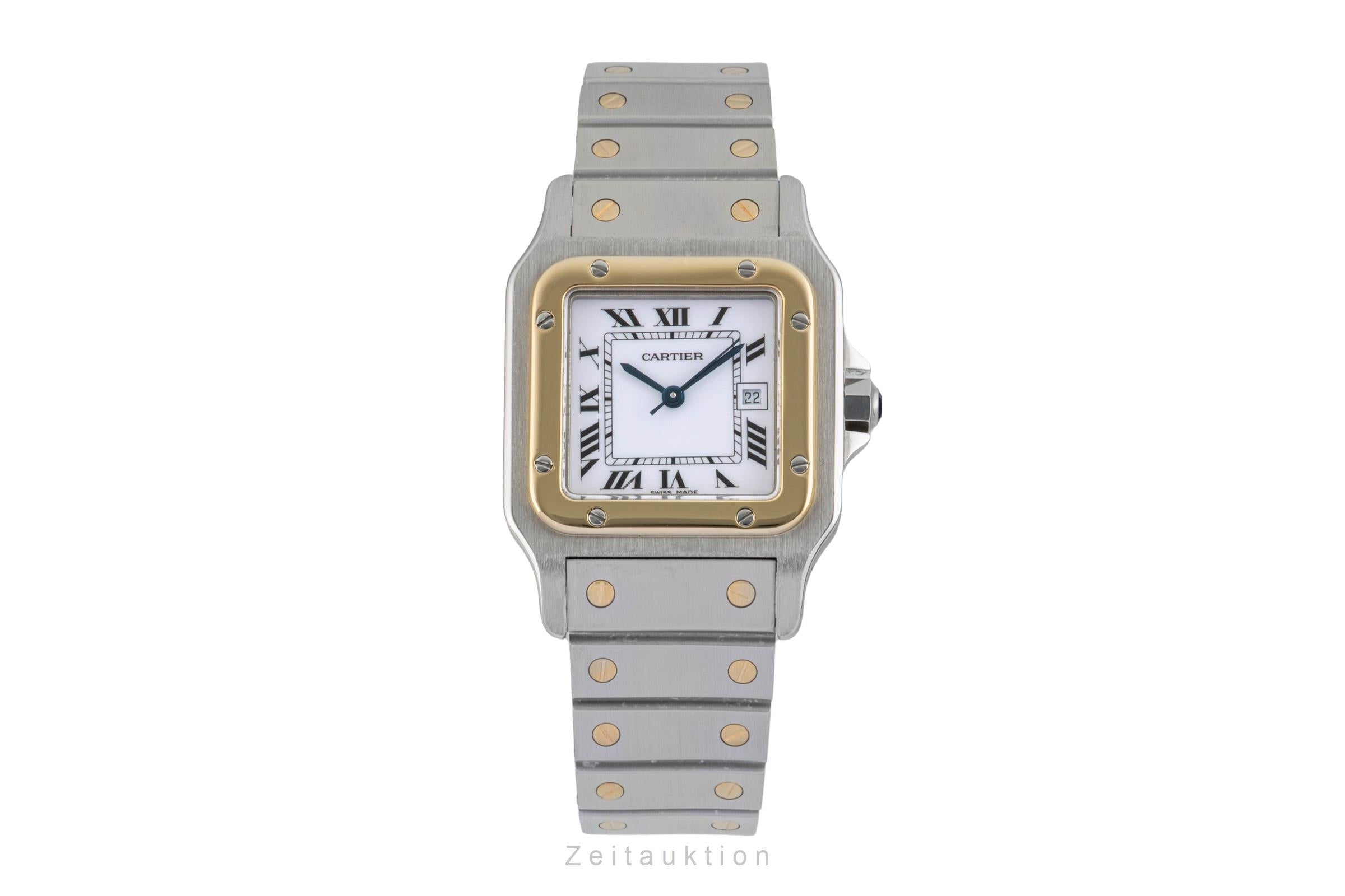 Cartier Santos steel / gold automatic men's watch 2961  [2601734]