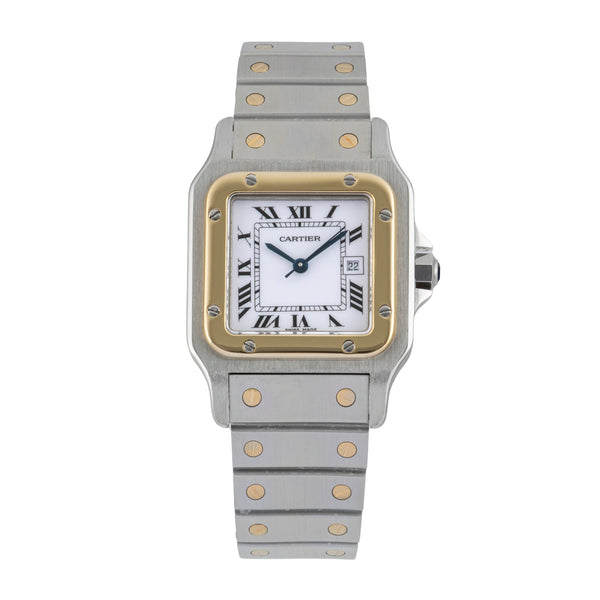 Cartier Santos steel / gold automatic men's watch 2961  [2601734]