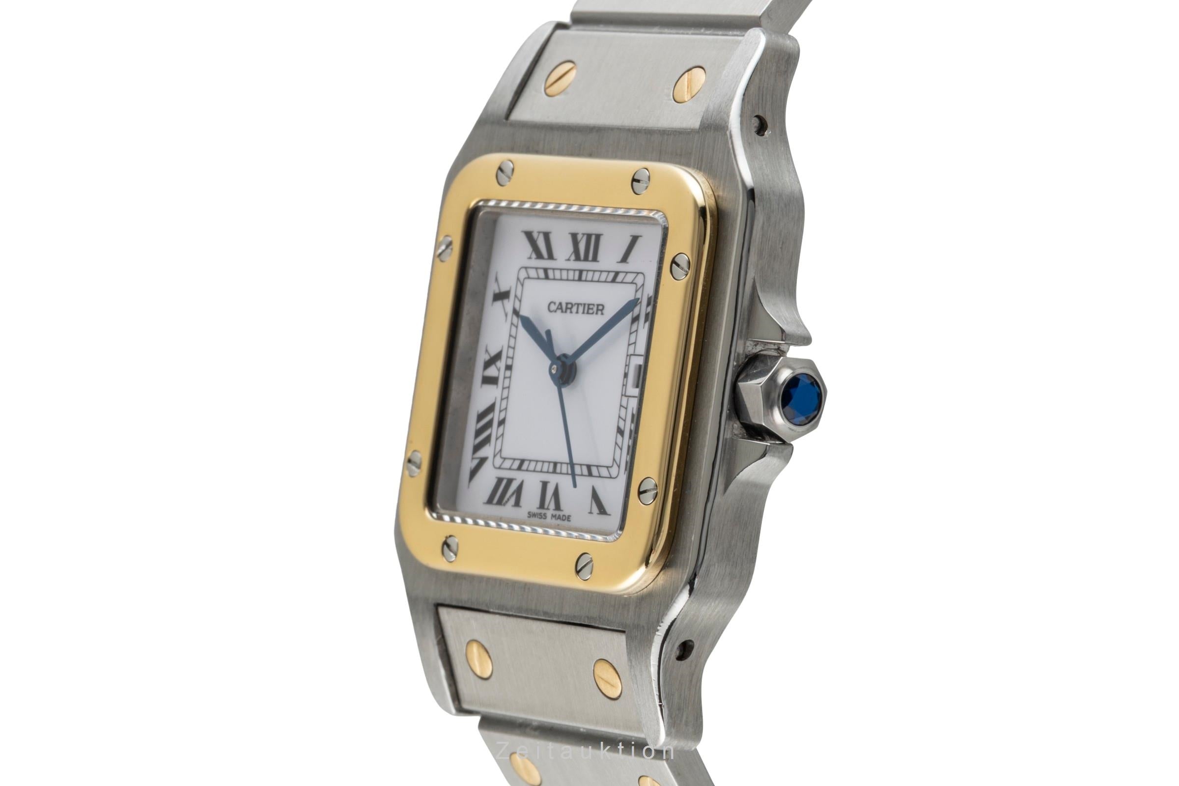 Cartier Santos steel / gold automatic men's watch 2961  [2601734]