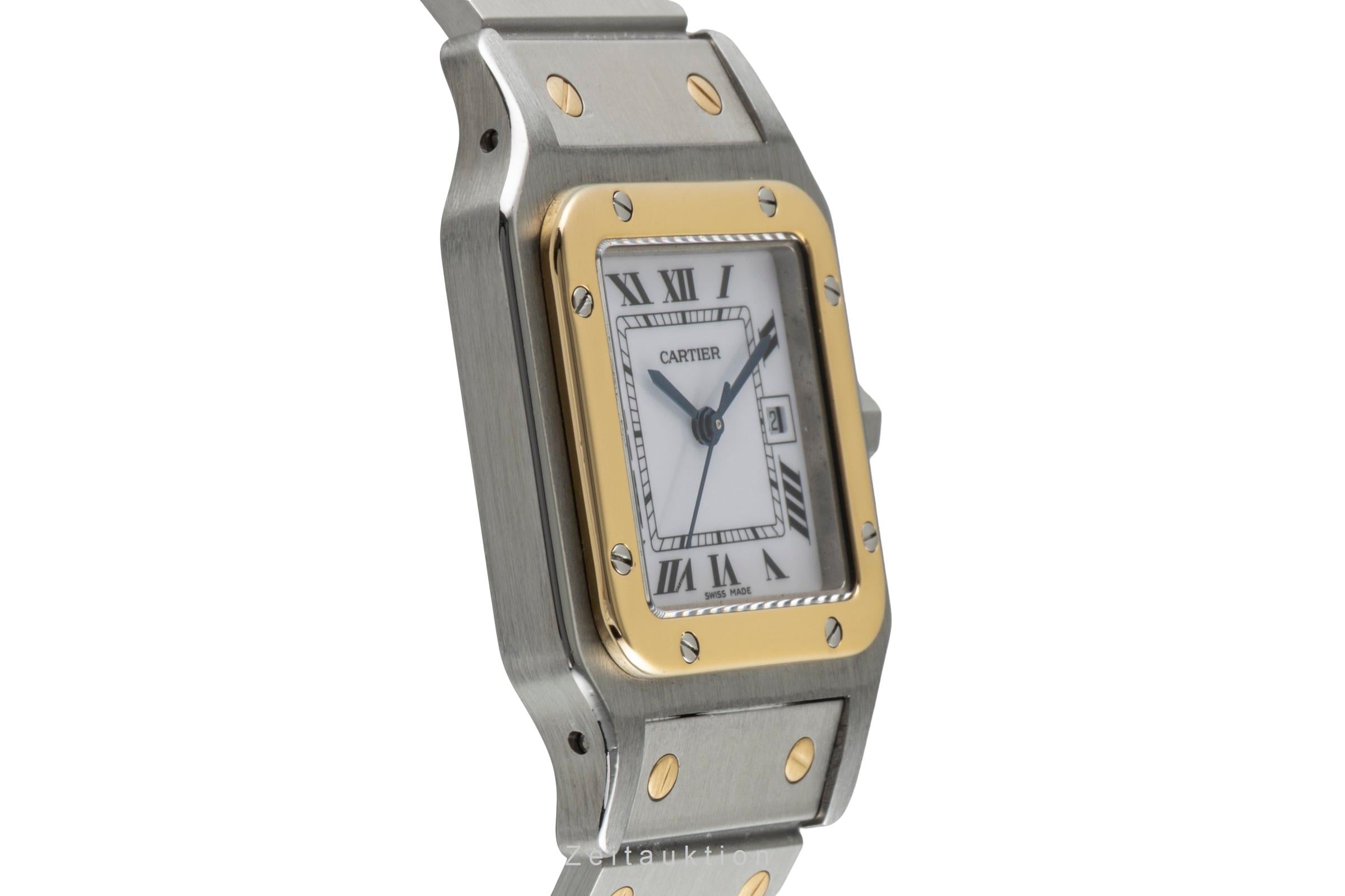 Cartier Santos steel / gold automatic men's watch 2961  [2601734]