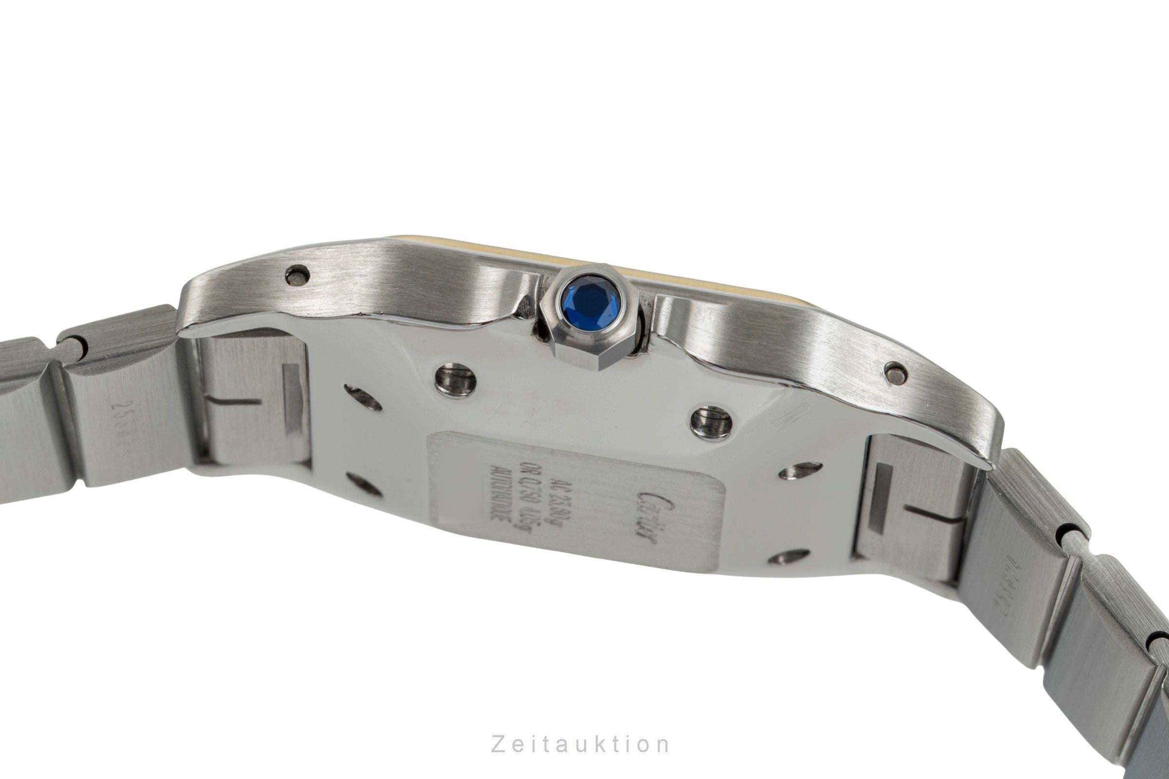 Cartier Santos steel / gold automatic men's watch 2961  [2601734]
