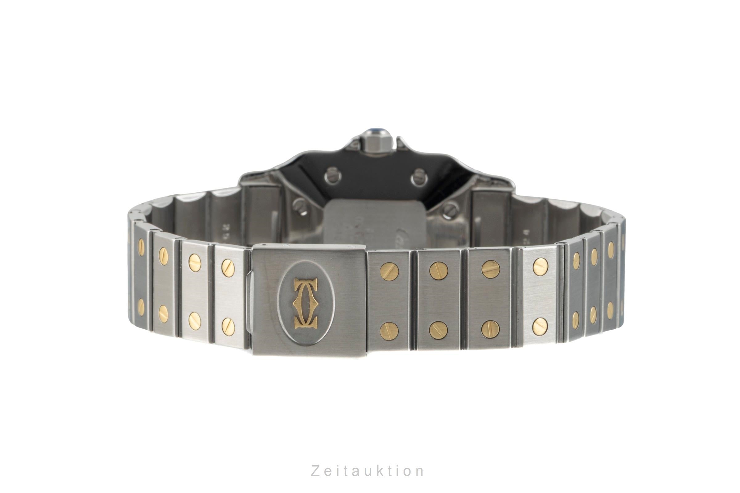 Cartier Santos steel / gold automatic men's watch 2961  [2601734]