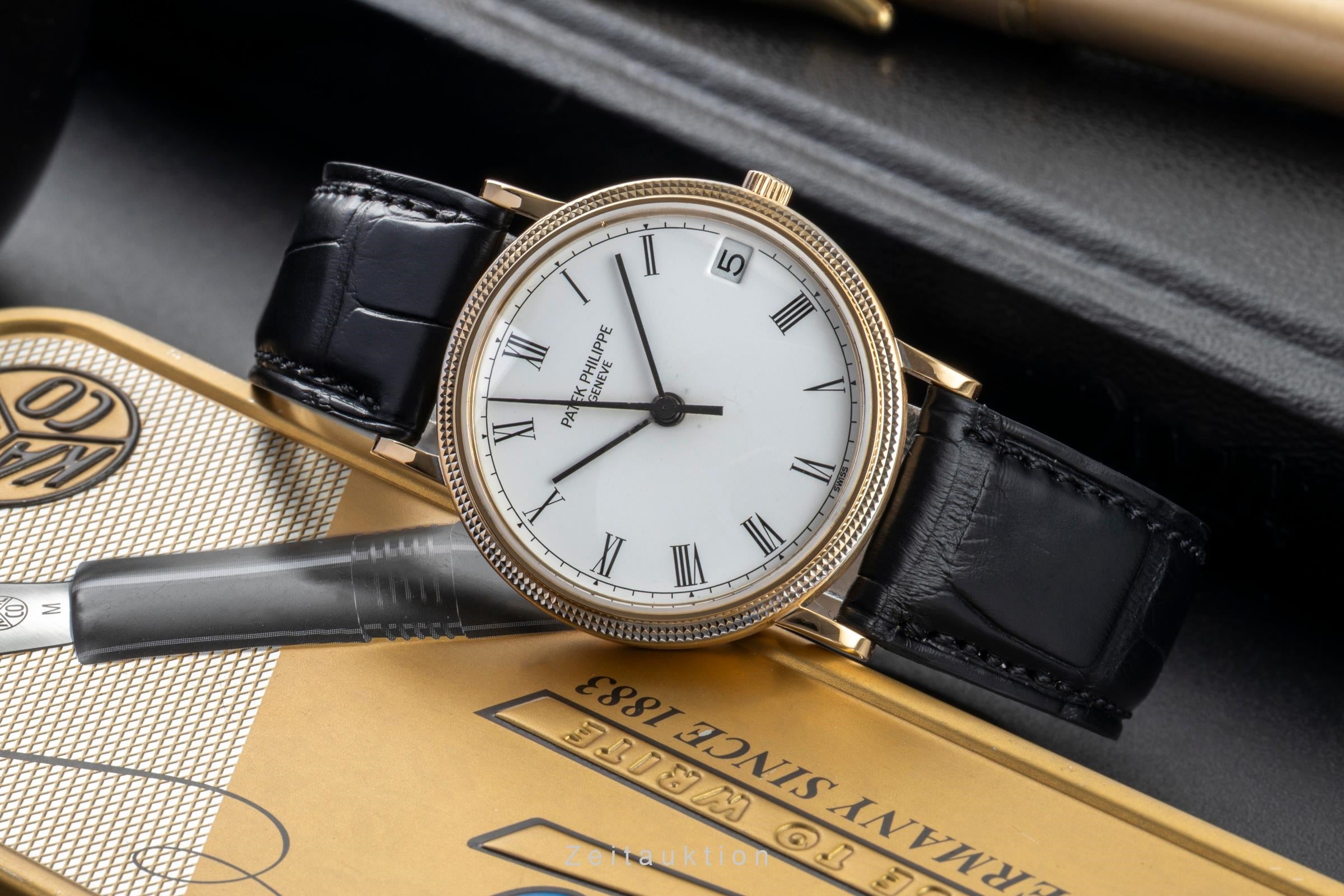Patek Philippe Calatrava oro de 18 quilates automático reloj para caballeros 3802/100  [2601735]