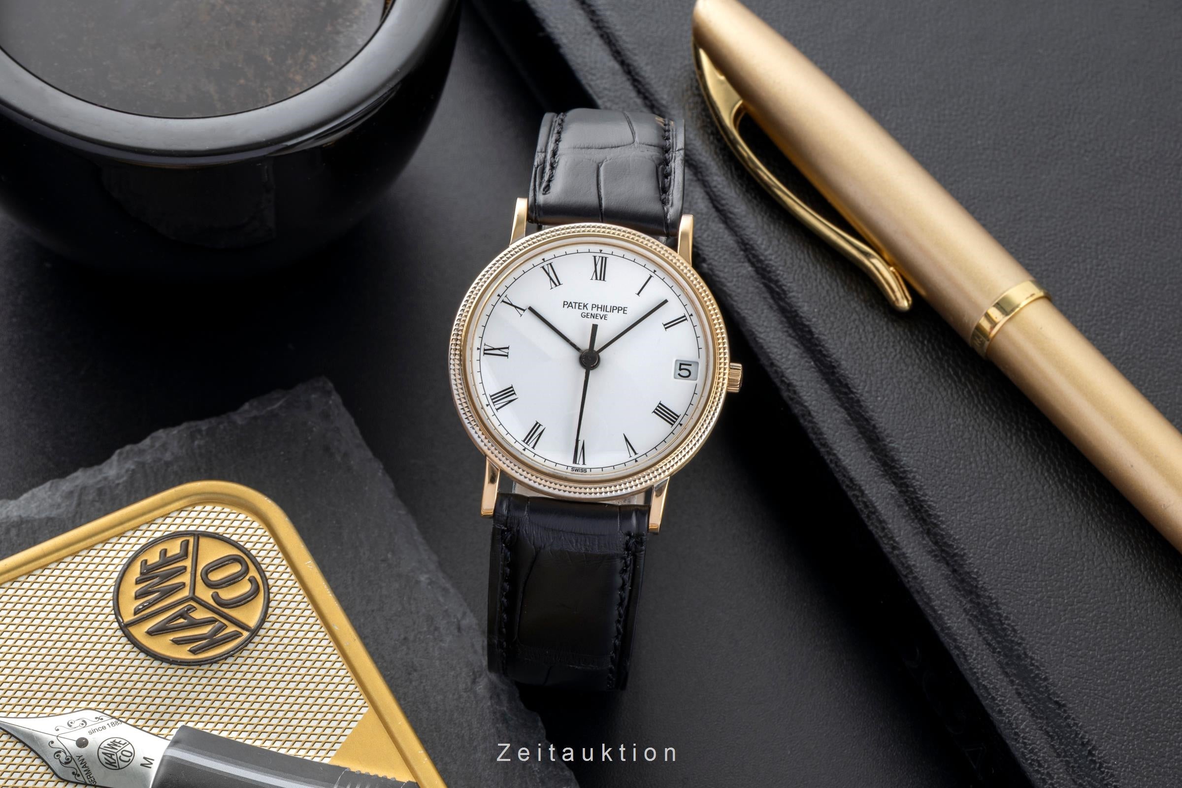 Patek Philippe Calatrava oro de 18 quilates automático reloj para caballeros 3802/100  [2601735]