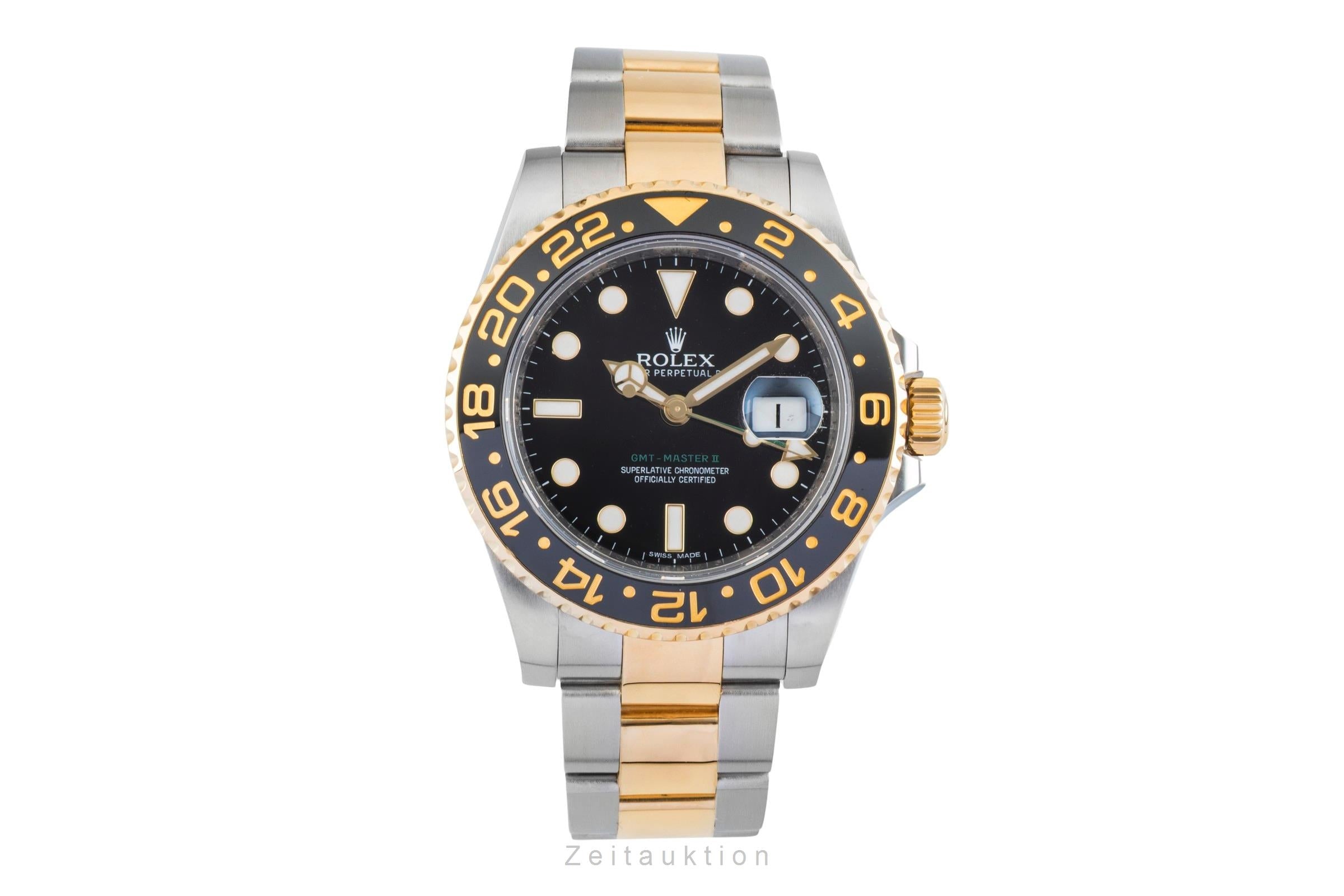 Rolex GMT-Master II acciaio / oro automatismo orologio da uomo 116713LN  [2601736]